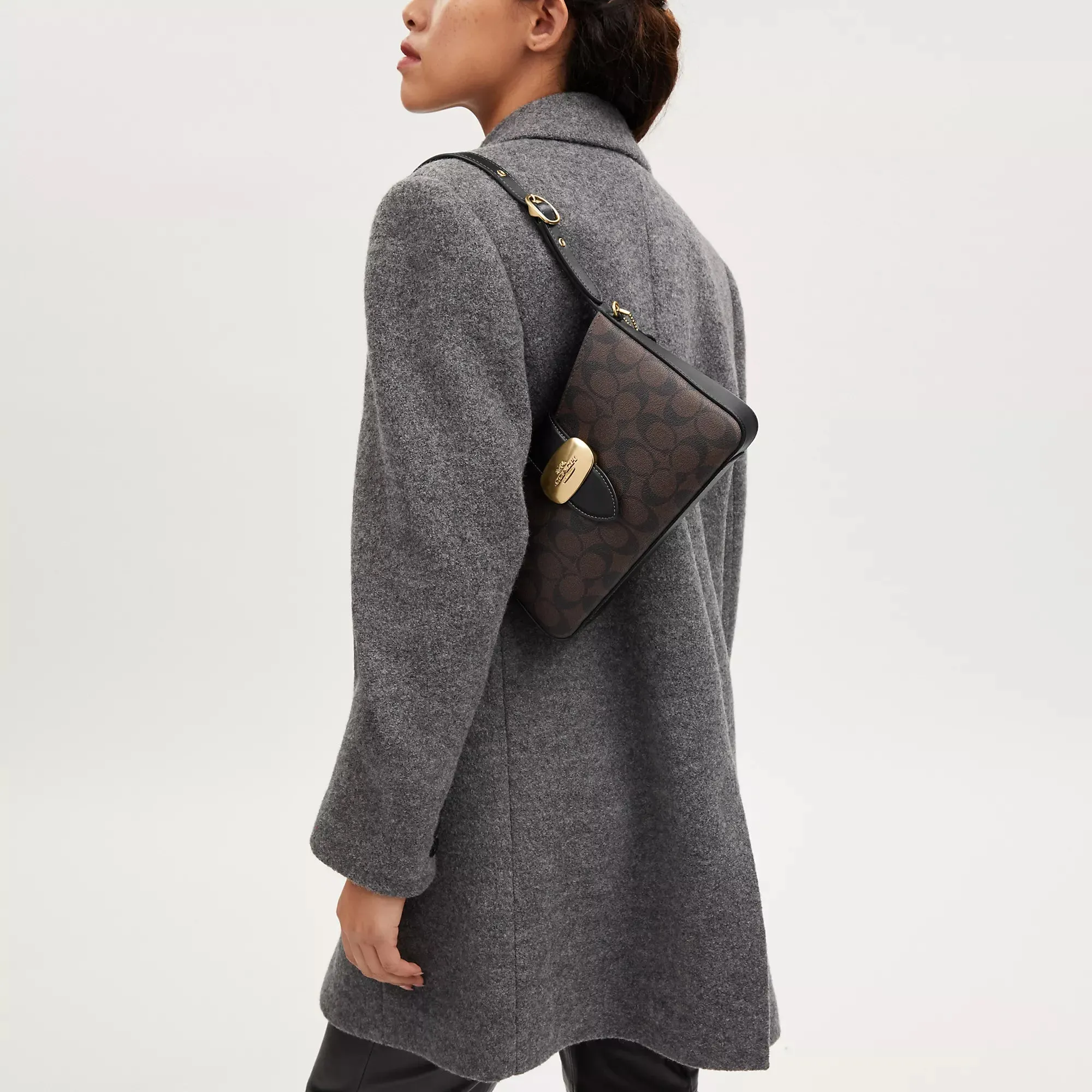 Coach Outlet Eliza Shoulder Bag In Signature Canvas
