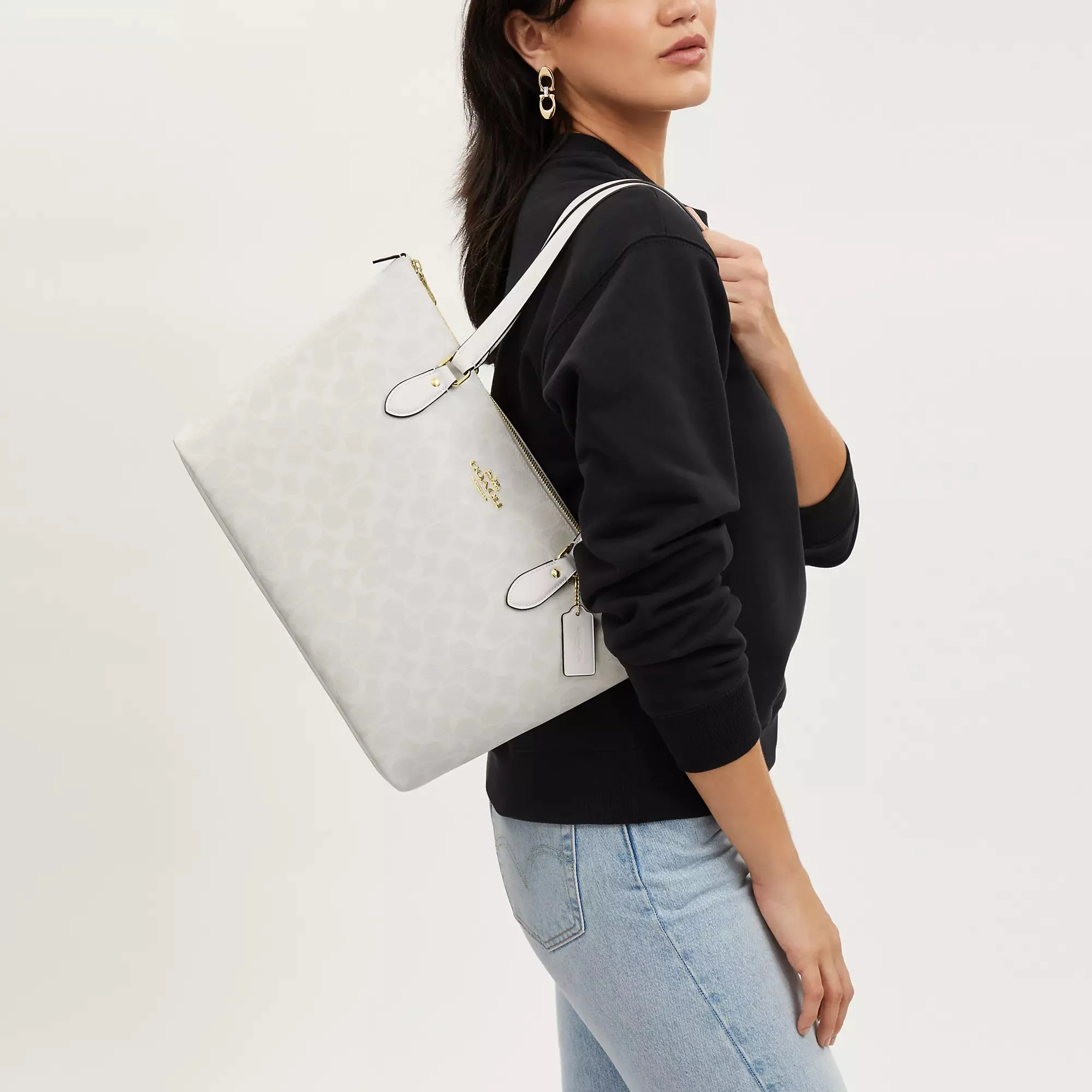 Coach Outlet Gallery Tote Bag In Signature Canvas
