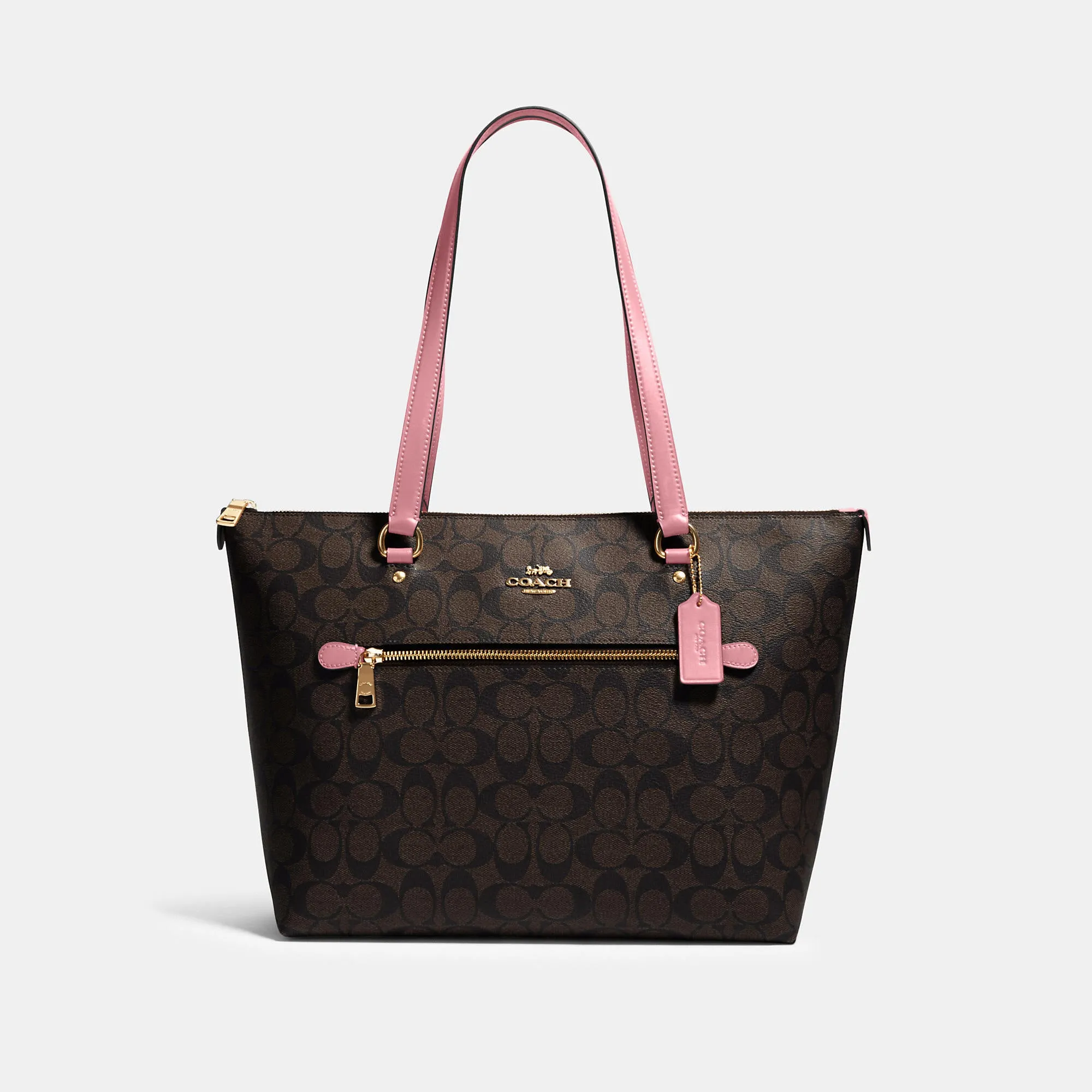Coach Outlet Gallery Tote In Signature Canvas