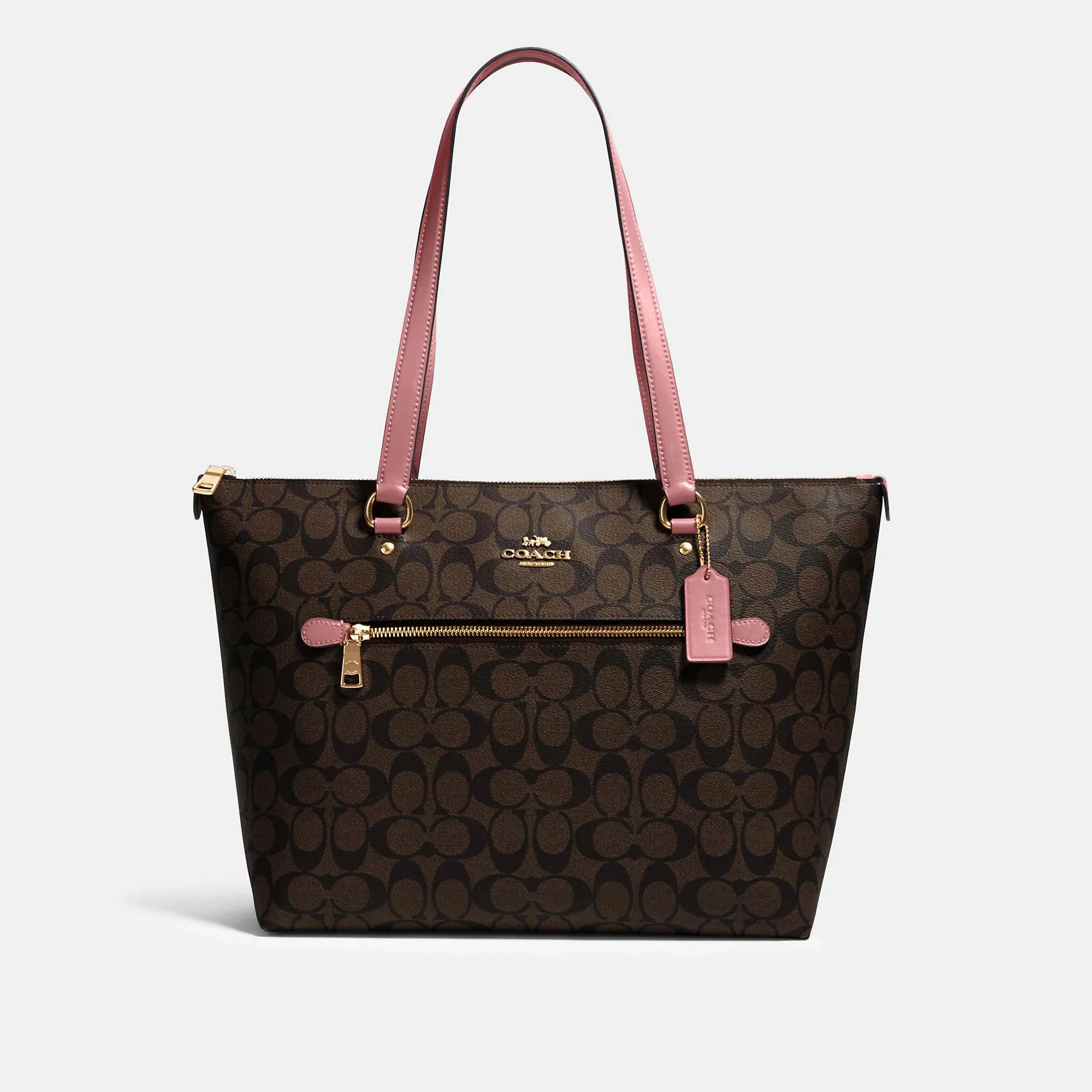 Coach Outlet Gallery Tote In Signature Canvas