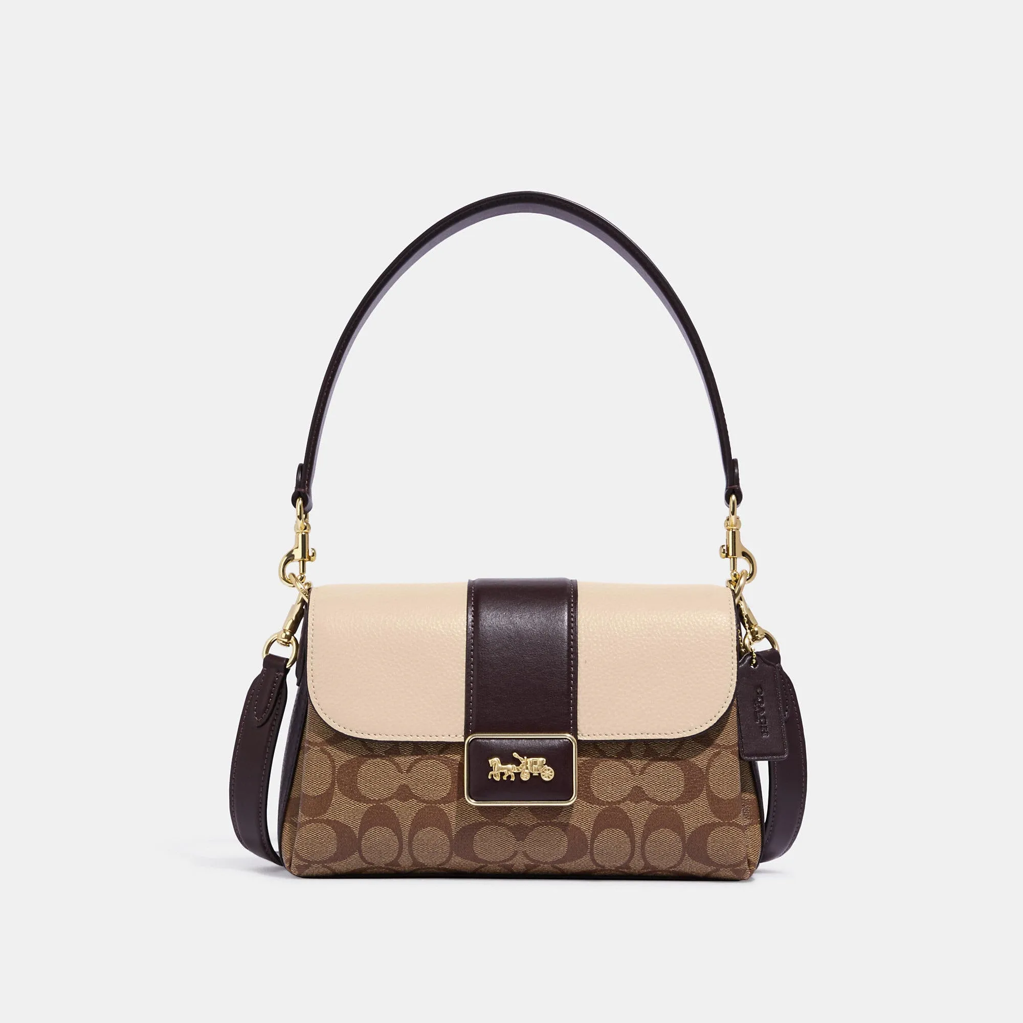 Coach Outlet Grace Shoulder Bag In Signature Canvas