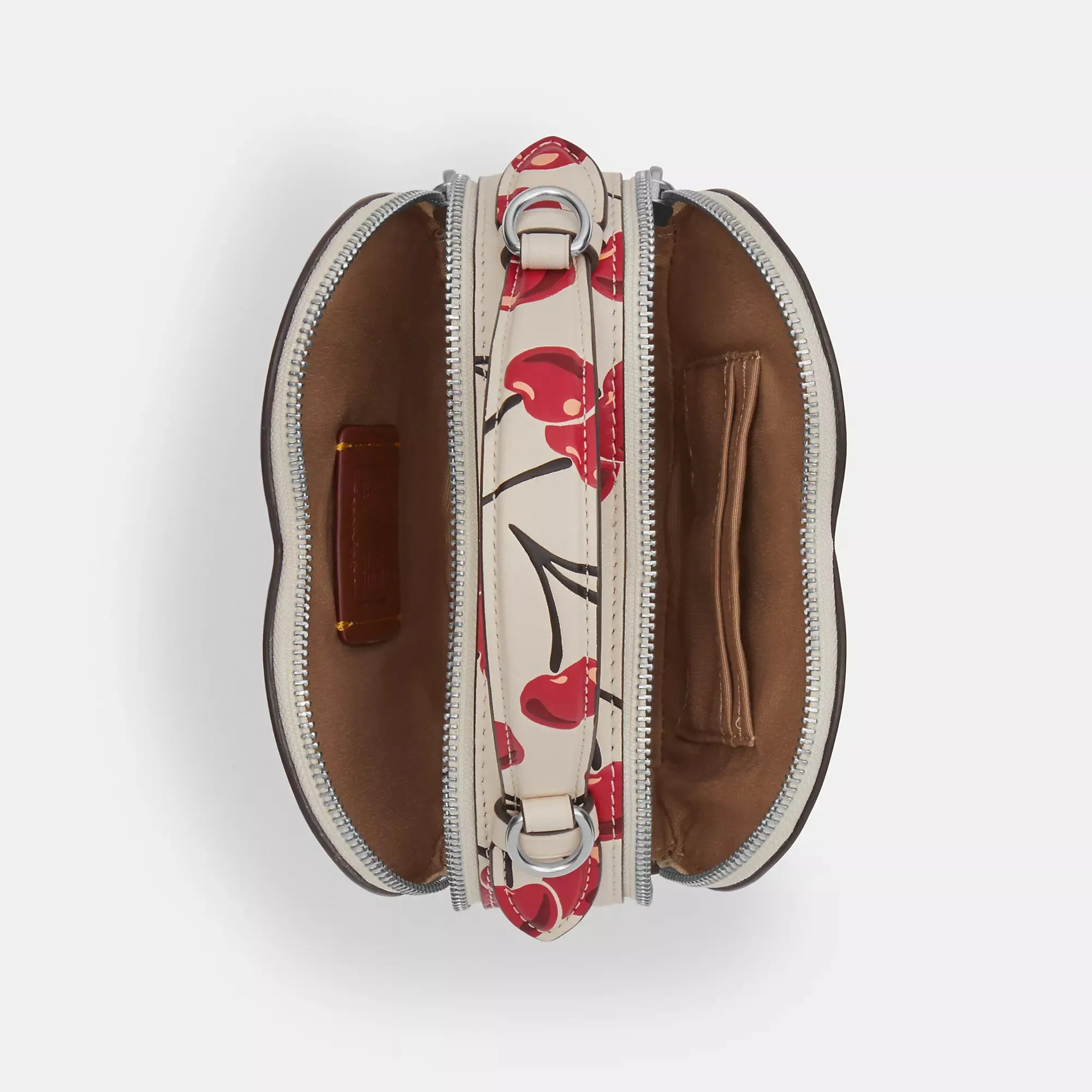 Coach Outlet Heart Crossbody Bag With Cherry Print