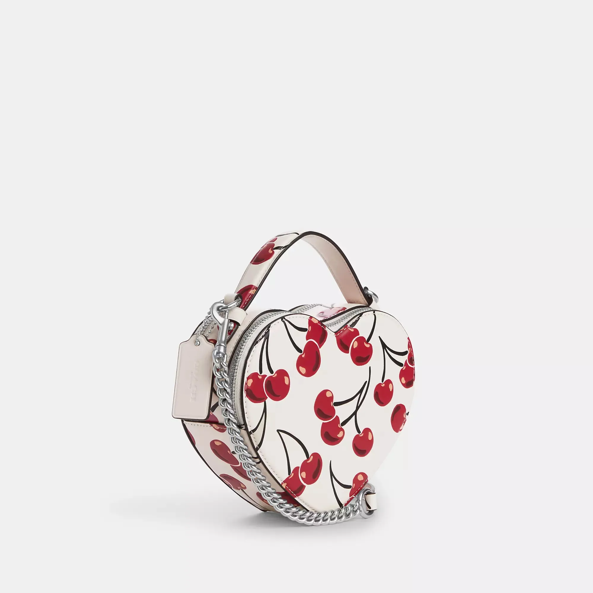 Coach Outlet Heart Crossbody Bag With Cherry Print