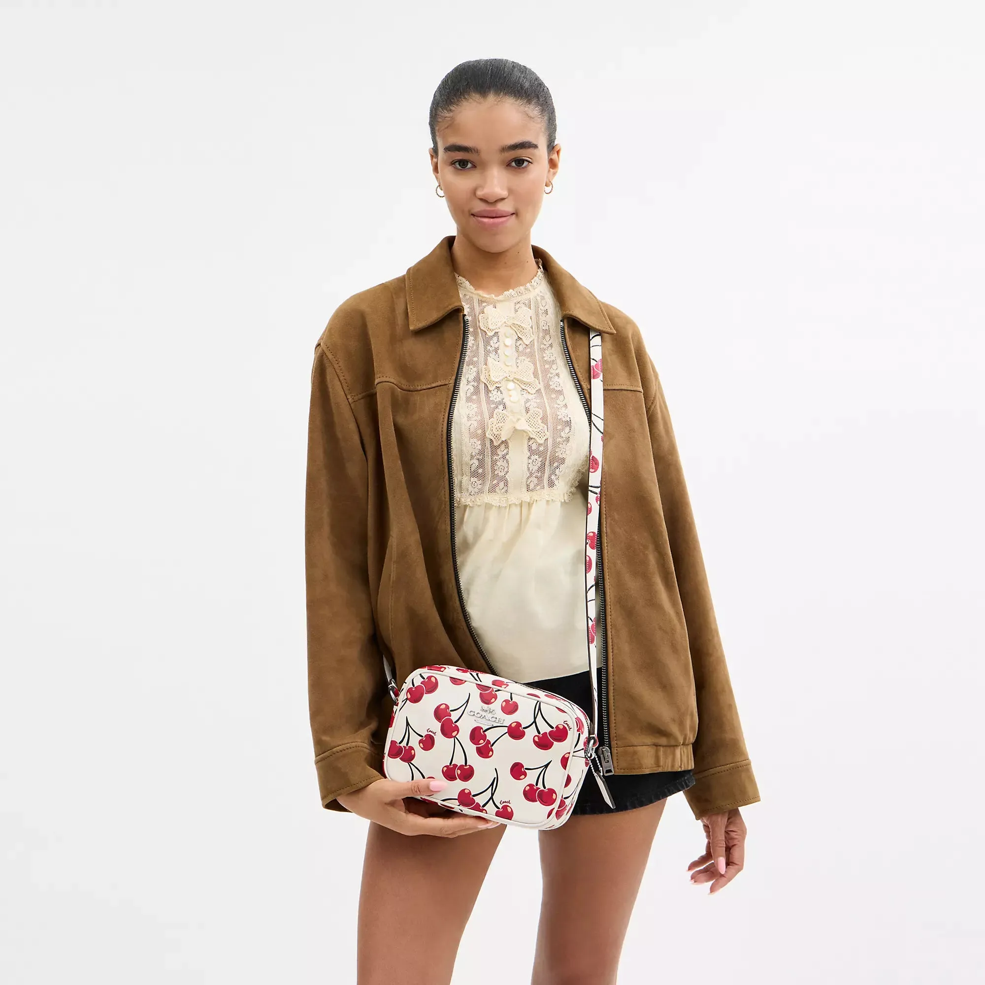 Coach Outlet Jamie Camera Bag With Cherry Print