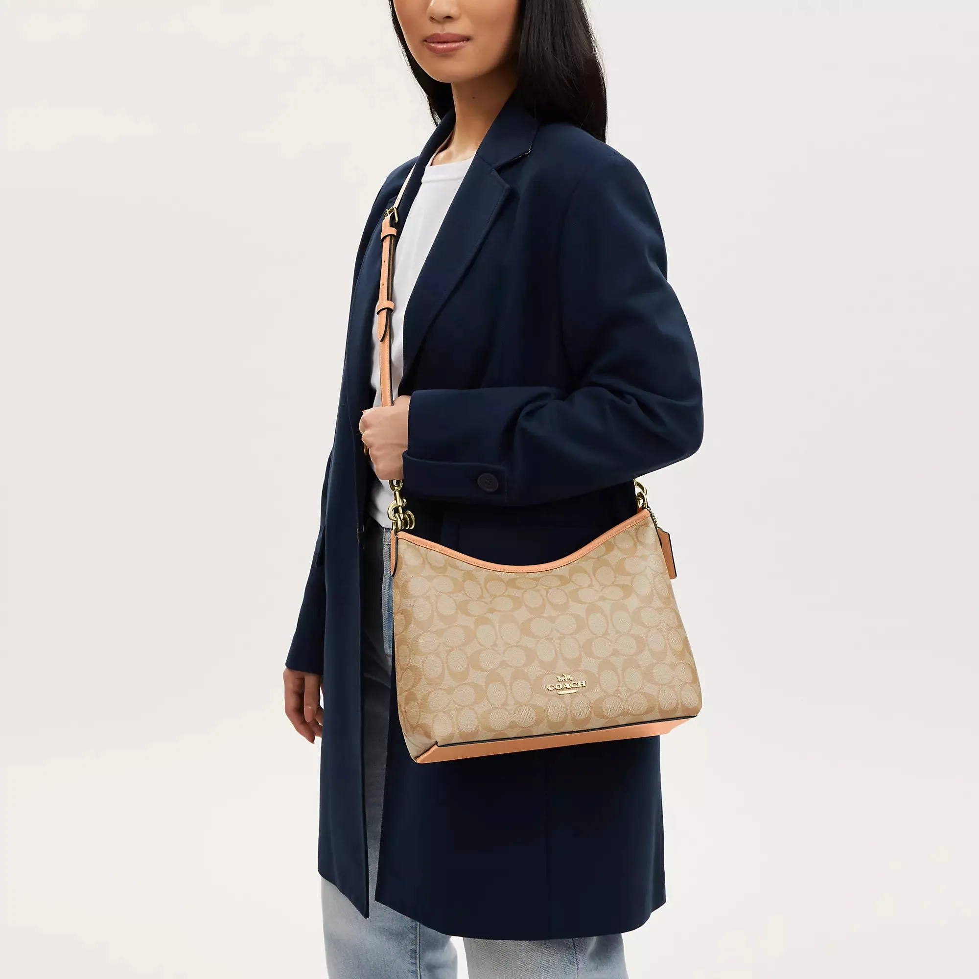 Coach Outlet Laurel Shoulder Bag In Signature Canvas