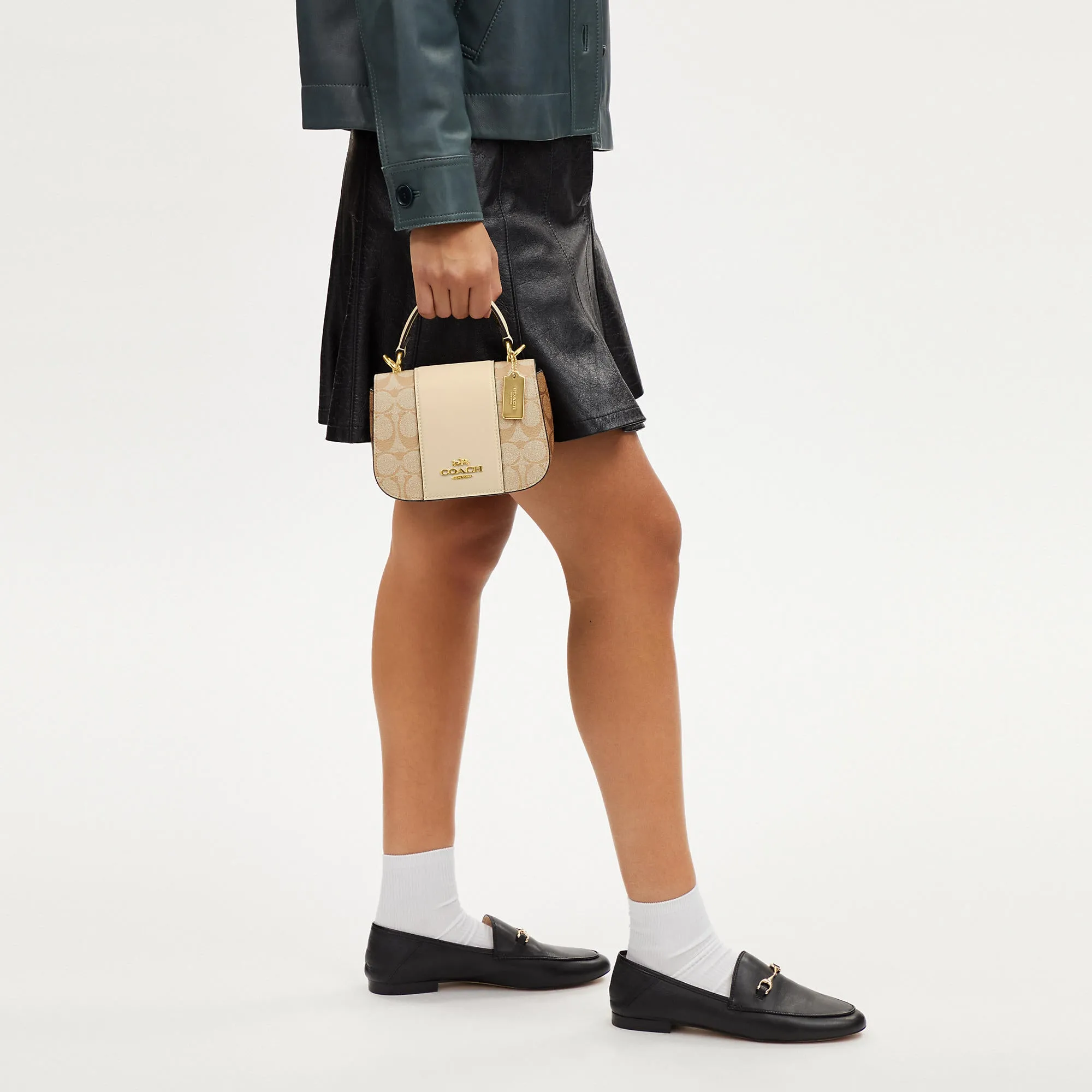 Coach Outlet Lysa Top Handle In Signature Canvas
