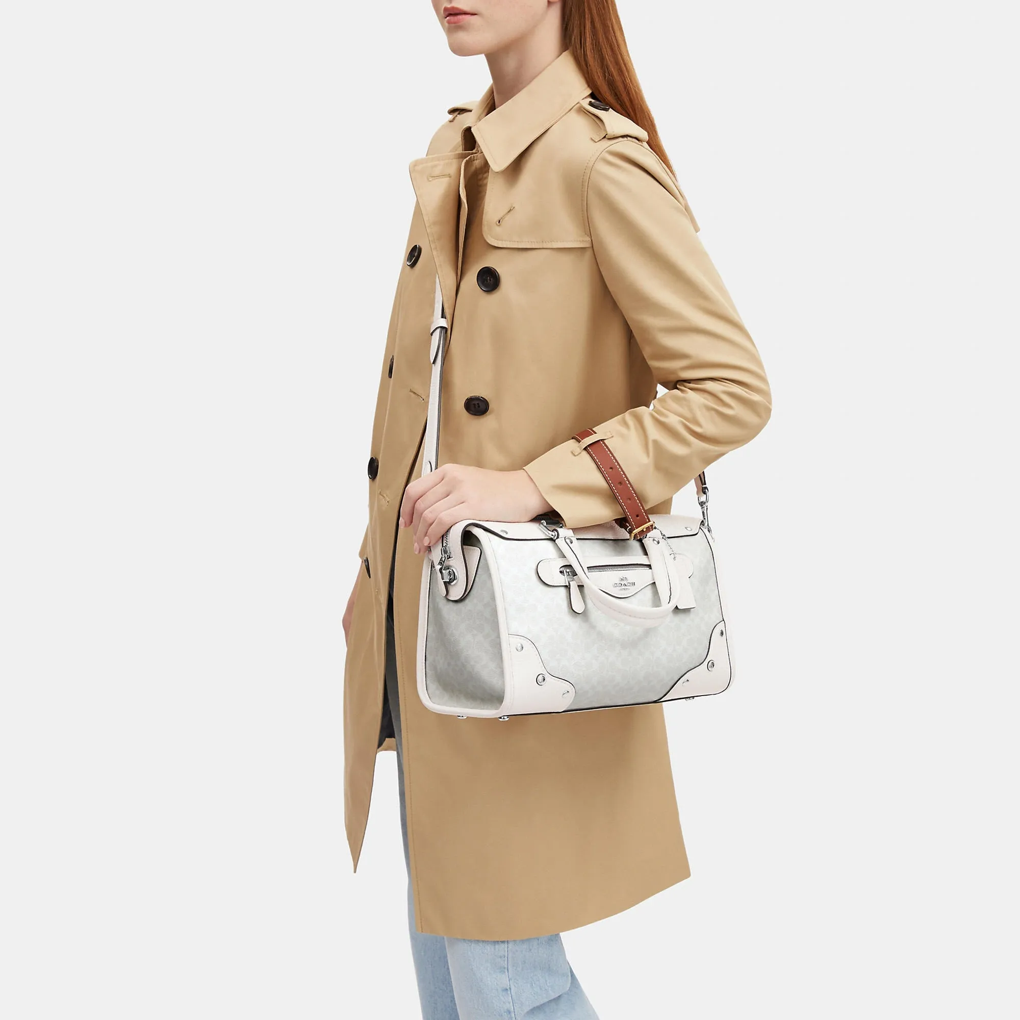 Coach Outlet Millie Satchel In Colorblock Signature Canvas