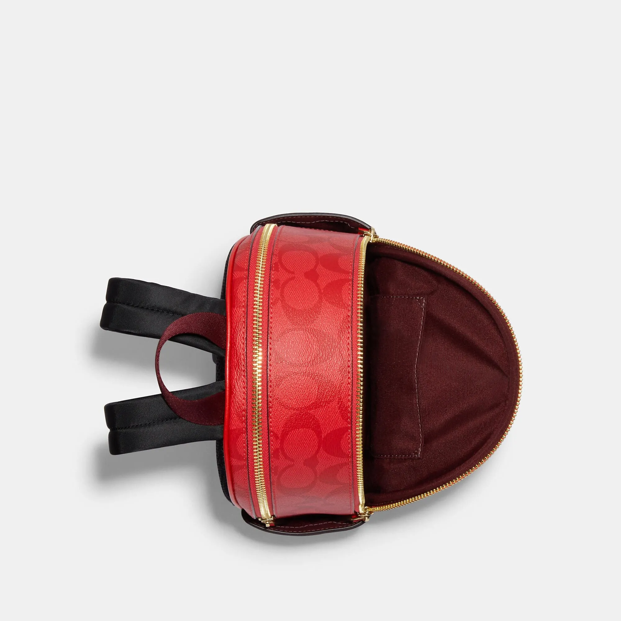 Coach Outlet Mini Court Backpack In Signature Canvas