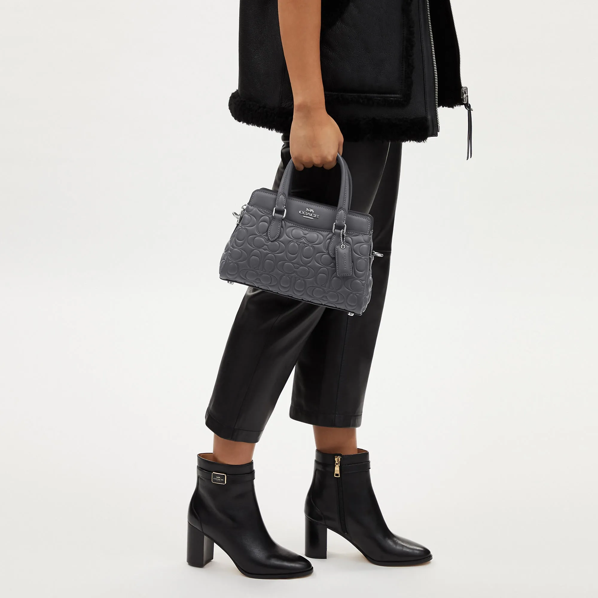 Coach Outlet Mini Darcie Carryall With Signature