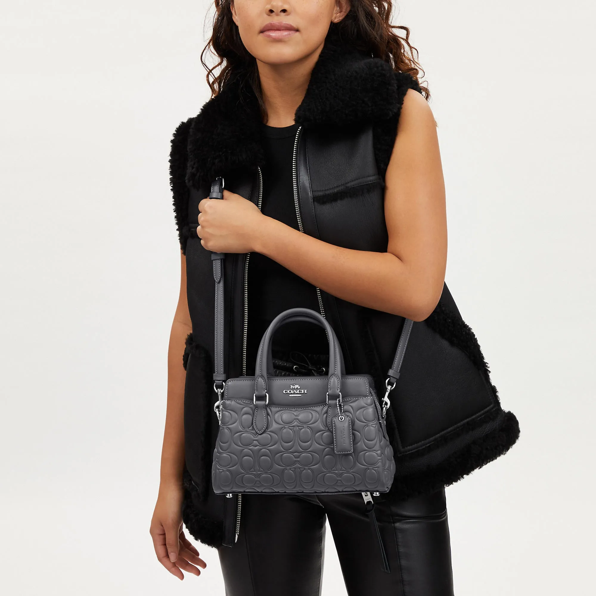 Coach Outlet Mini Darcie Carryall With Signature