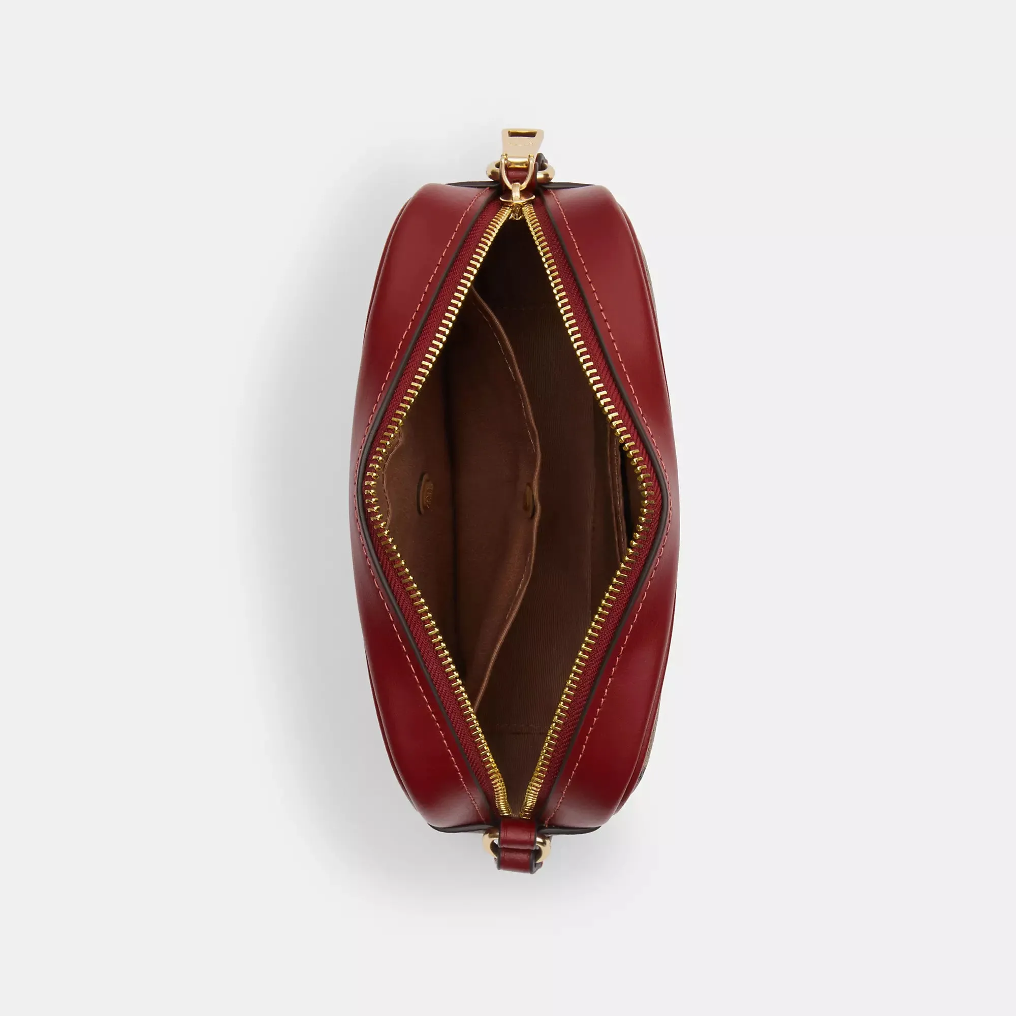 Coach Outlet Mini Jamie Camera Bag In Signature Canvas With Cherry Print