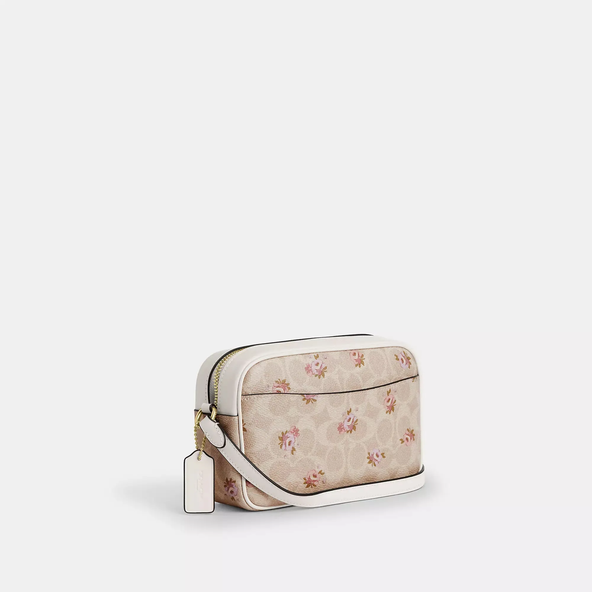 Coach Outlet Mini Jamie Camera Bag In Signature Canvas With Floral Print