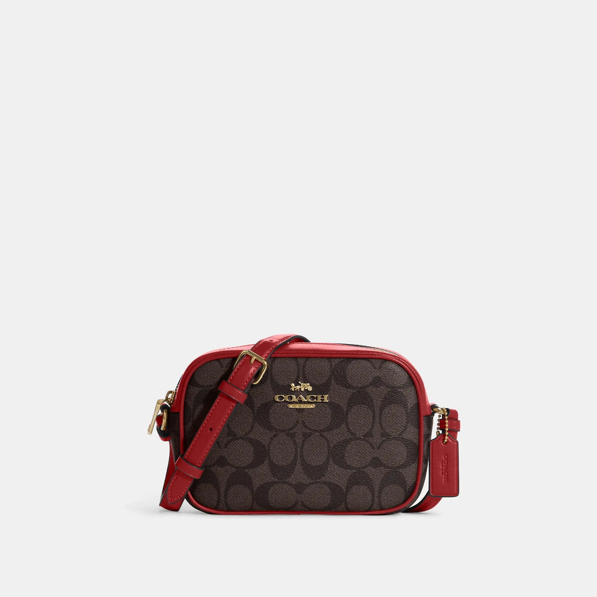 Coach Outlet Mini Jamie Camera Bag In Signature Canvas