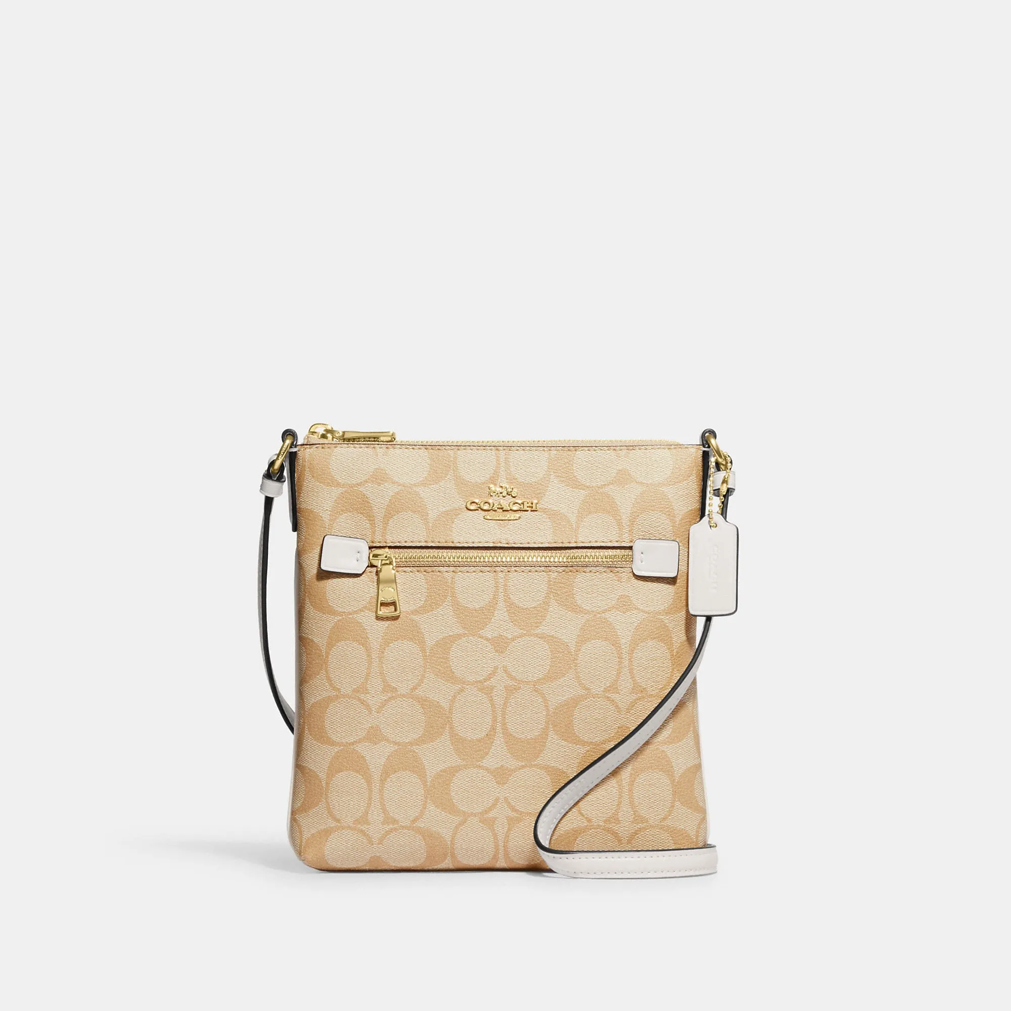 Coach Outlet Mini Rowan File Bag In Signature Canvas