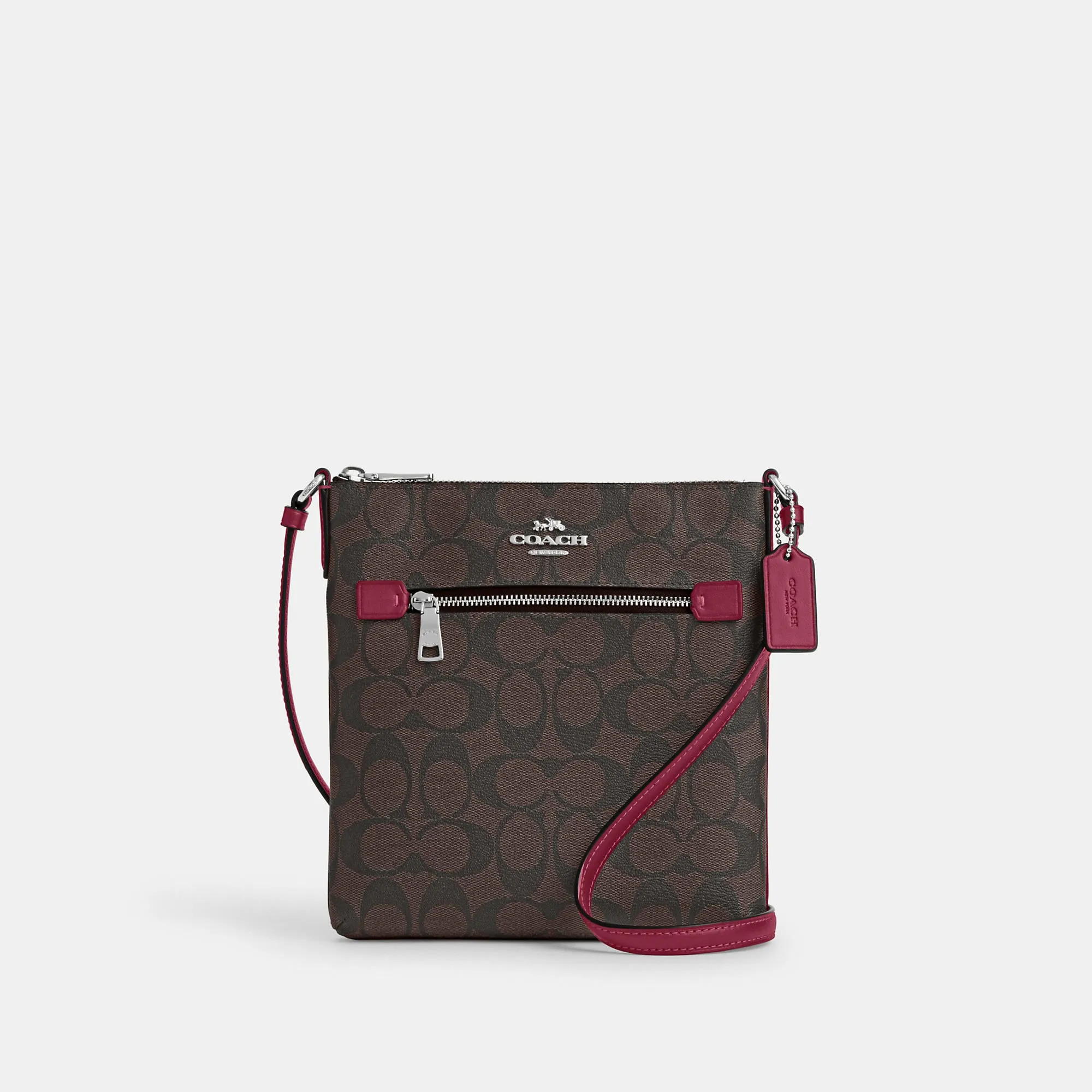 Coach Outlet Mini Rowan File Bag In Signature Canvas