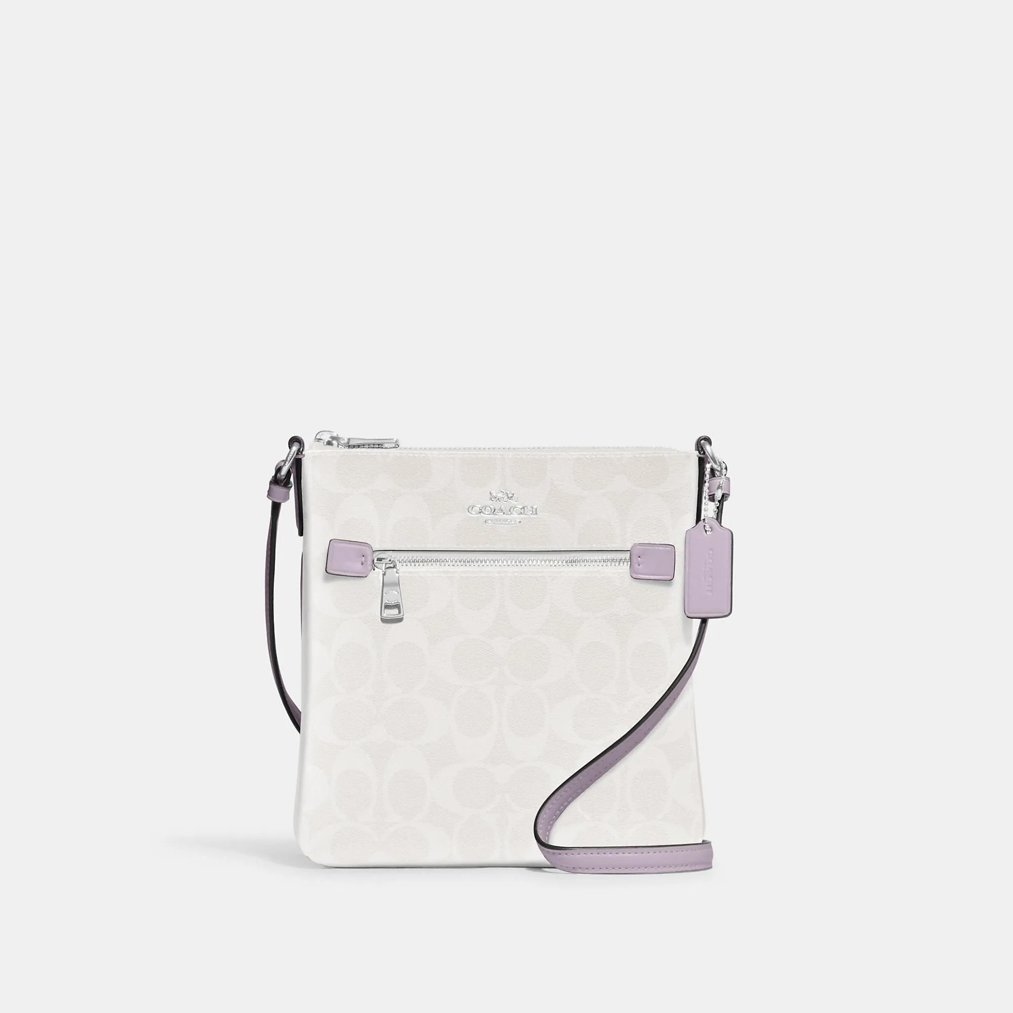 Coach Outlet Mini Rowan File Bag In Signature Canvas
