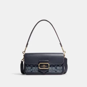 Coach Outlet Morgan Shoulder Bag In Signature Chambray