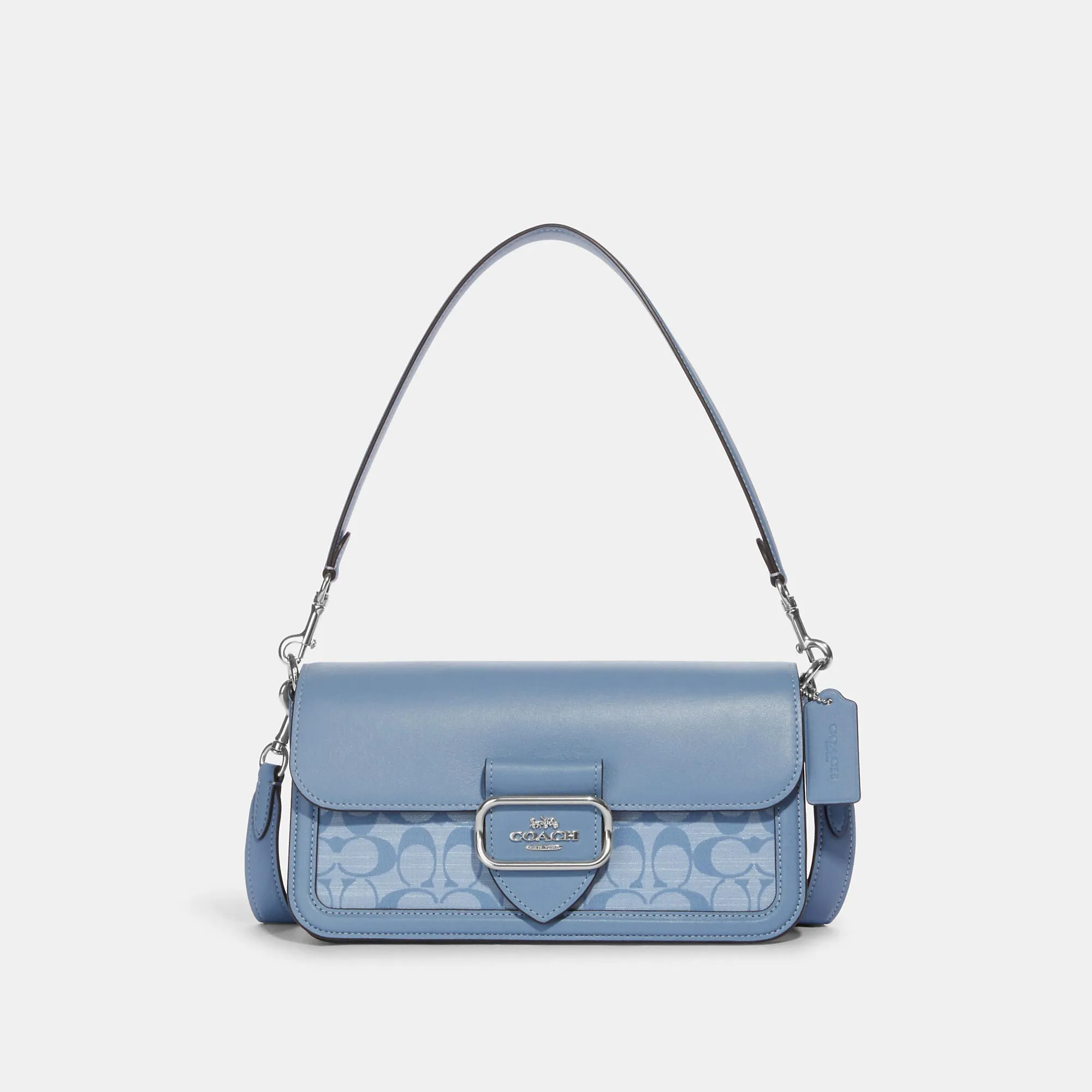 Coach Outlet Morgan Shoulder Bag In Signature Chambray