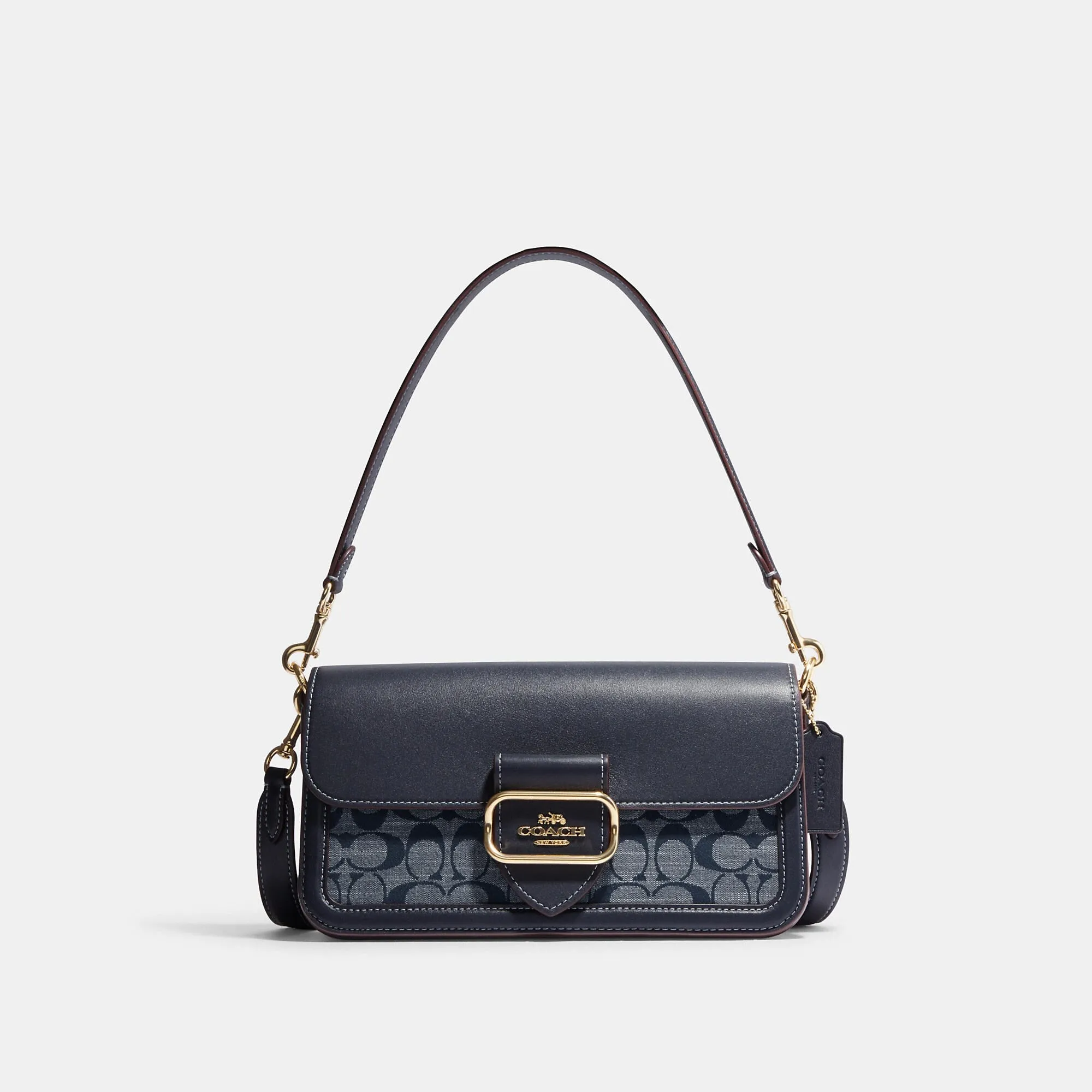 Coach Outlet Morgan Shoulder Bag In Signature Chambray