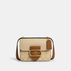 Coach Outlet Morgan Square Crossbody In Blocked Signature Canvas