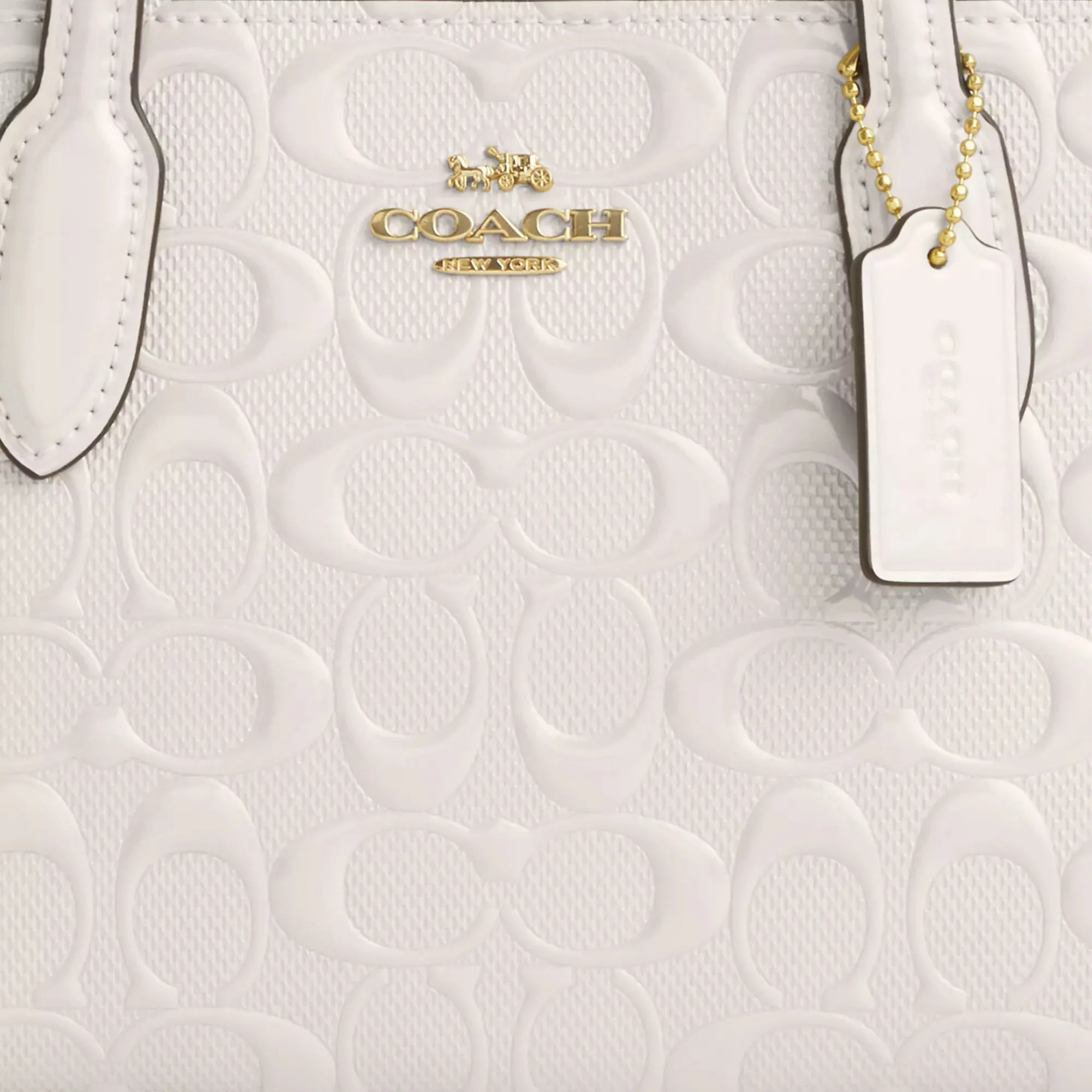 Coach Outlet Nina Small Tote Bag In Signature Leather