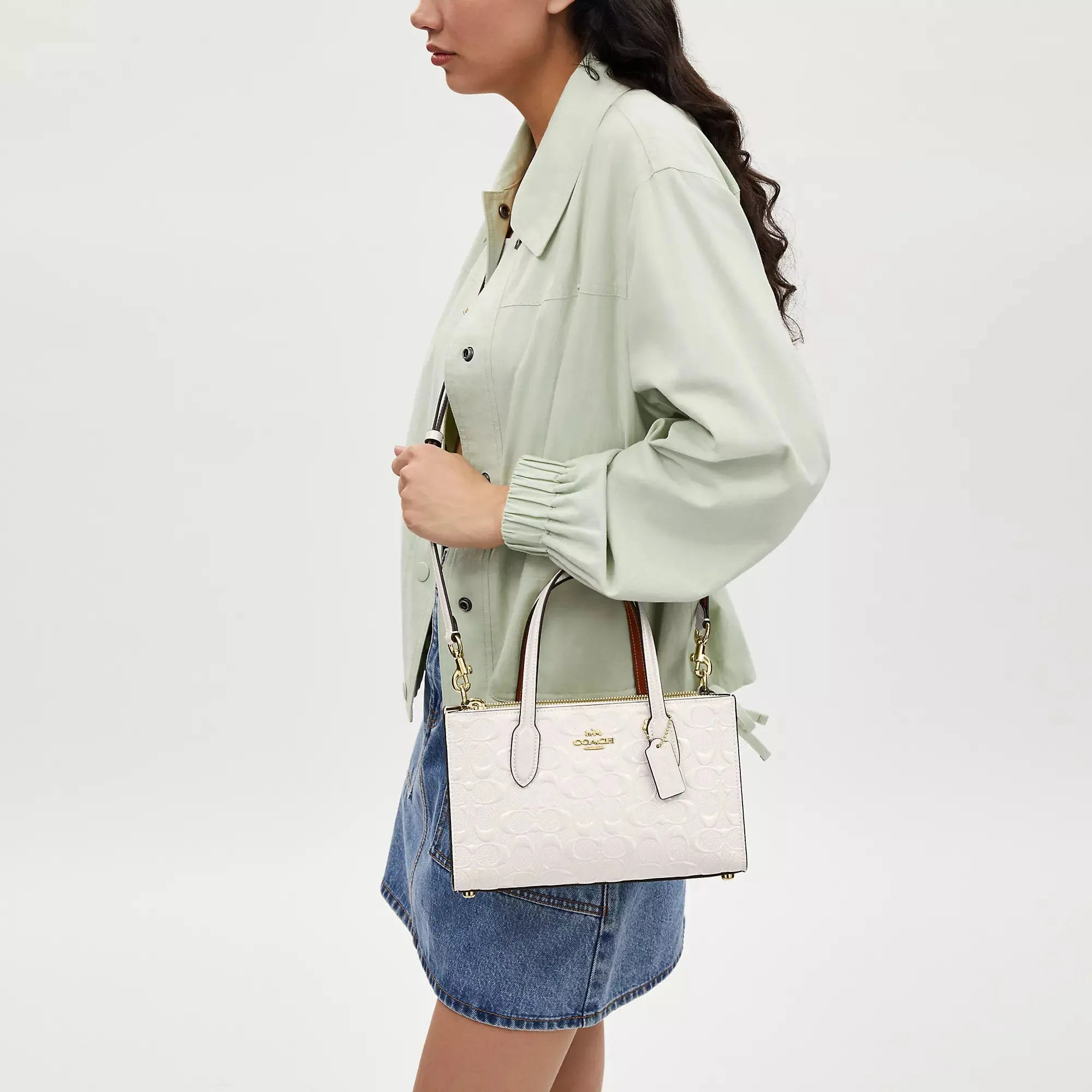 Coach Outlet Nina Small Tote Bag In Signature Leather