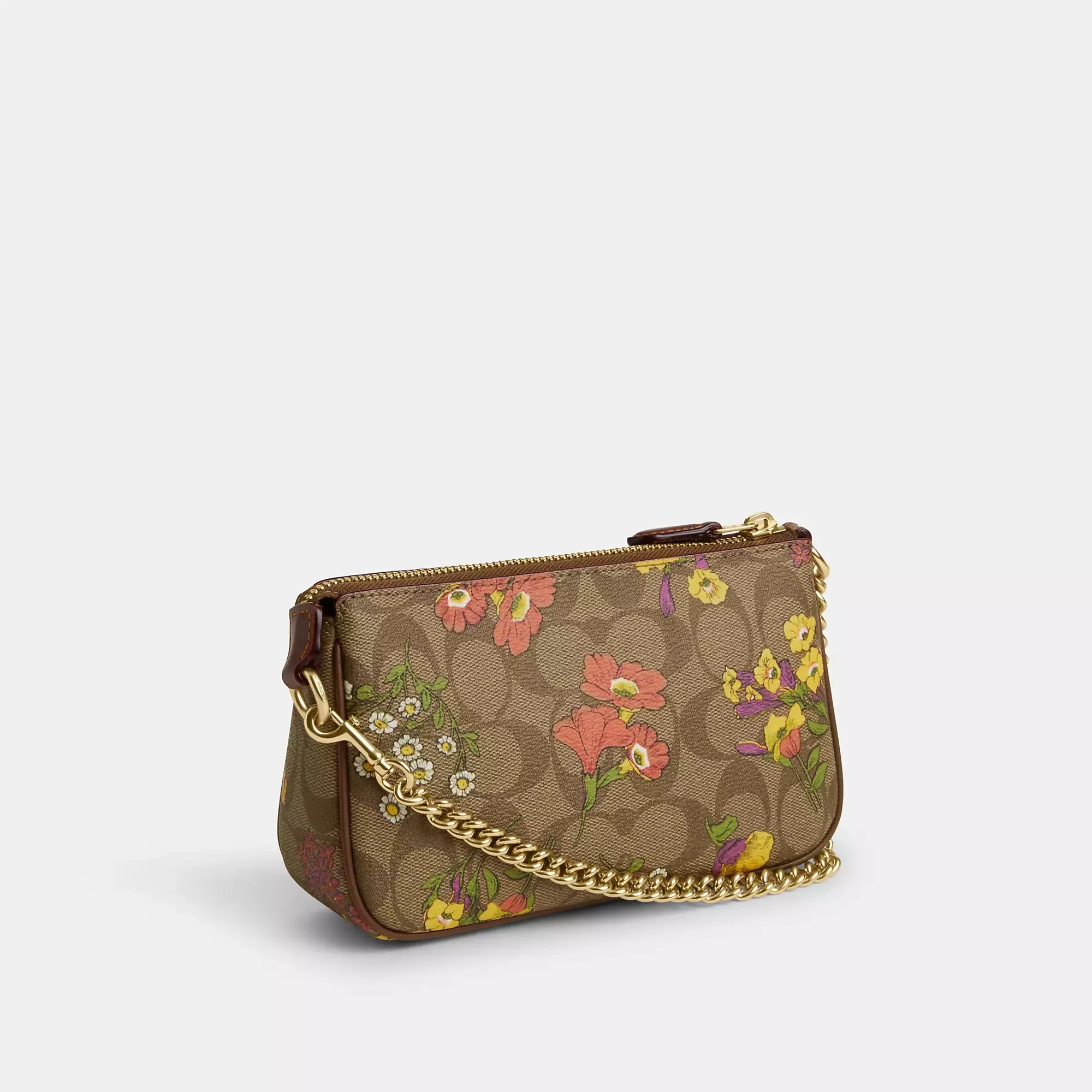 Coach Outlet Nolita 19 In Signature Canvas With Floral Print