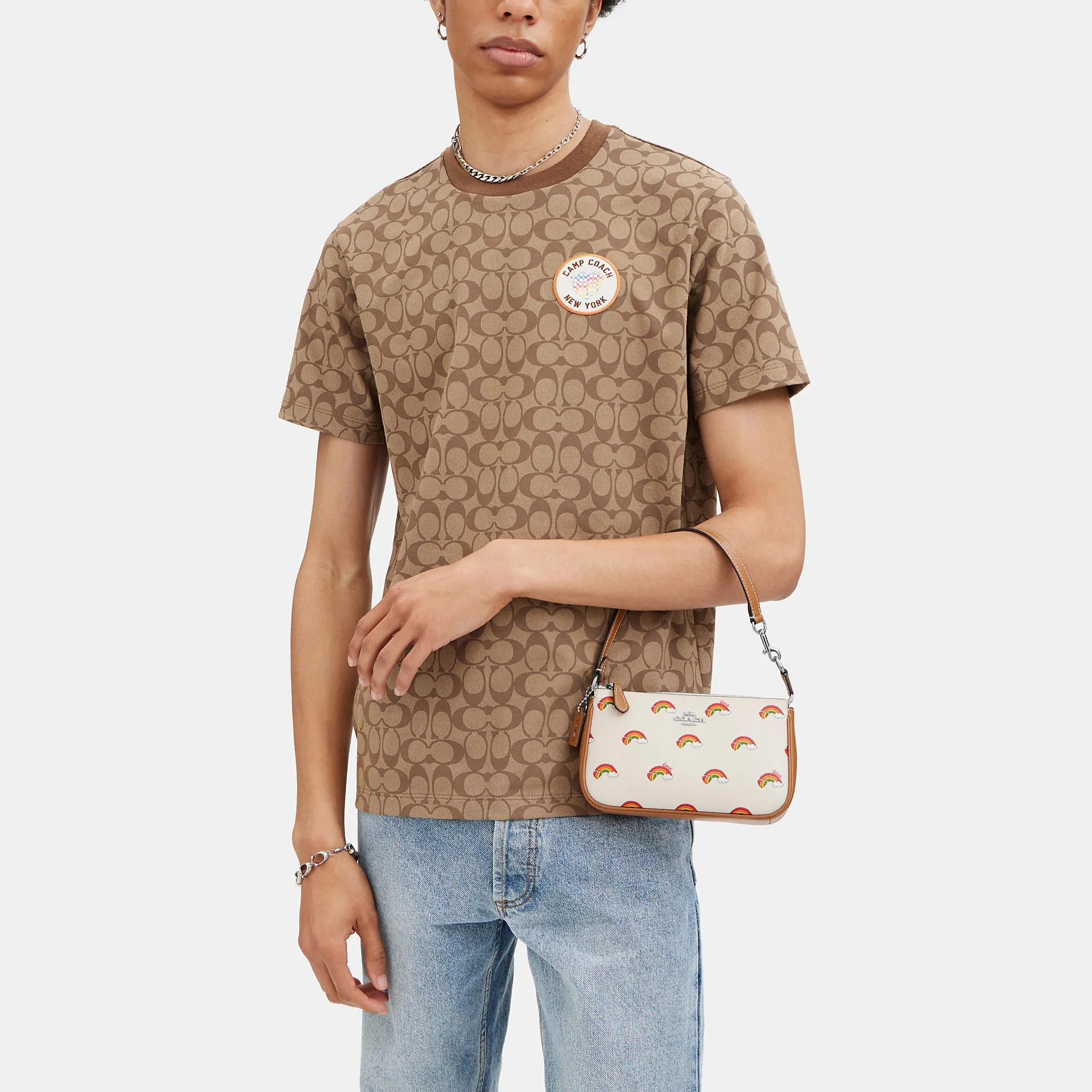 Coach Outlet Nolita 19 With Rainbow Print