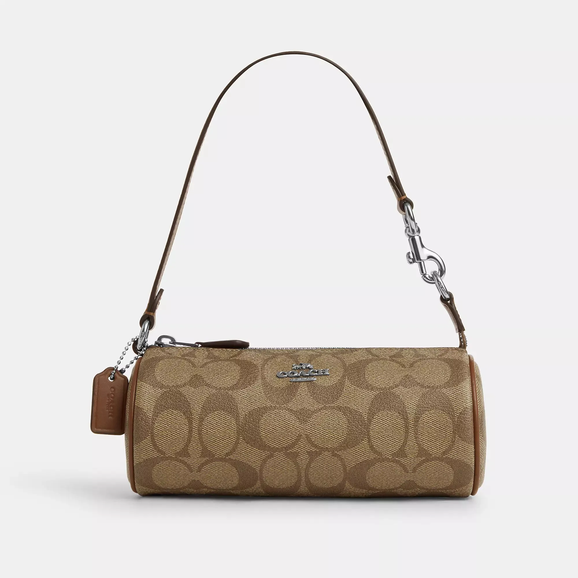 Coach Outlet Nolita Barrel Bag In Signature Canvas
