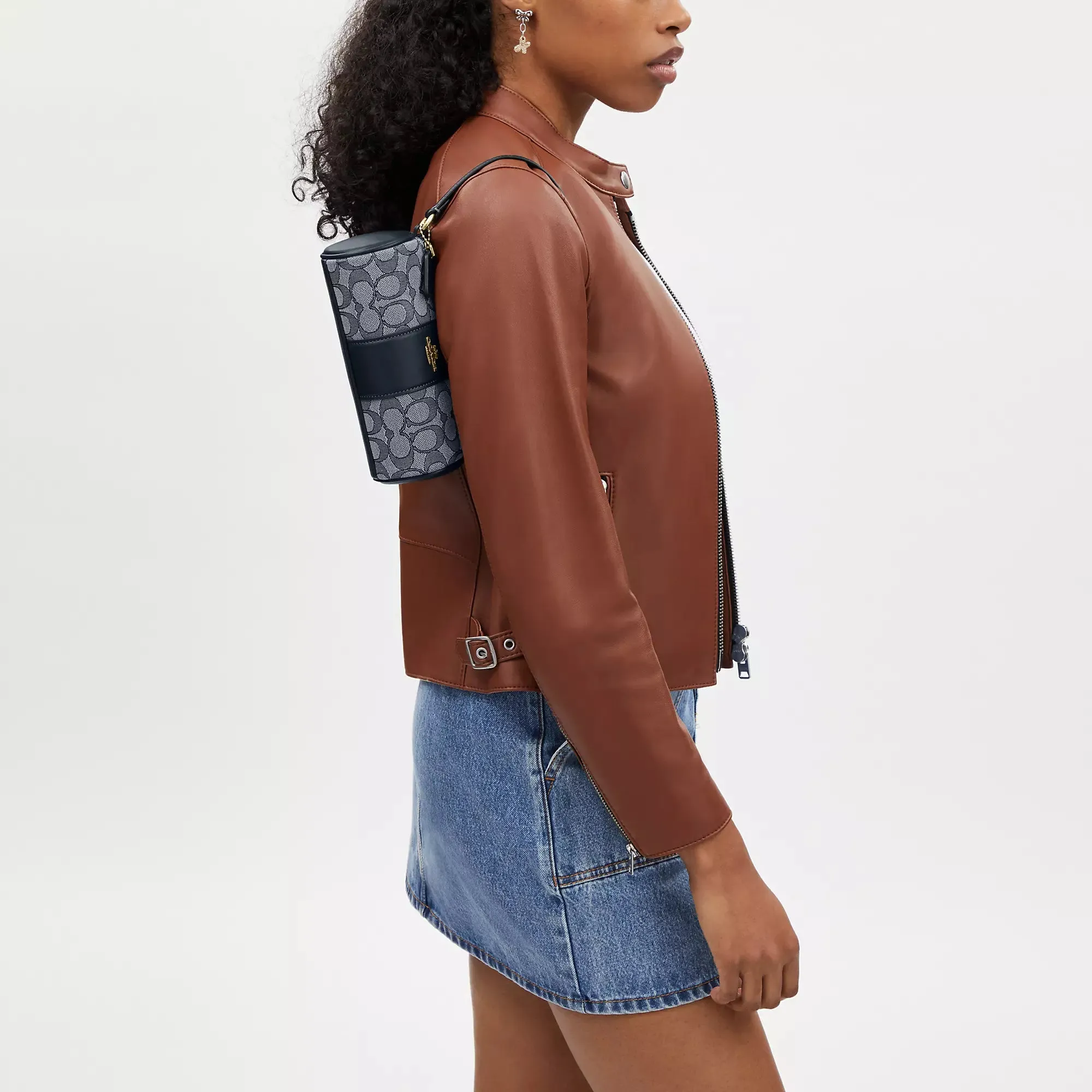 Coach Outlet Nolita Barrel Bag In Signature Jacquard
