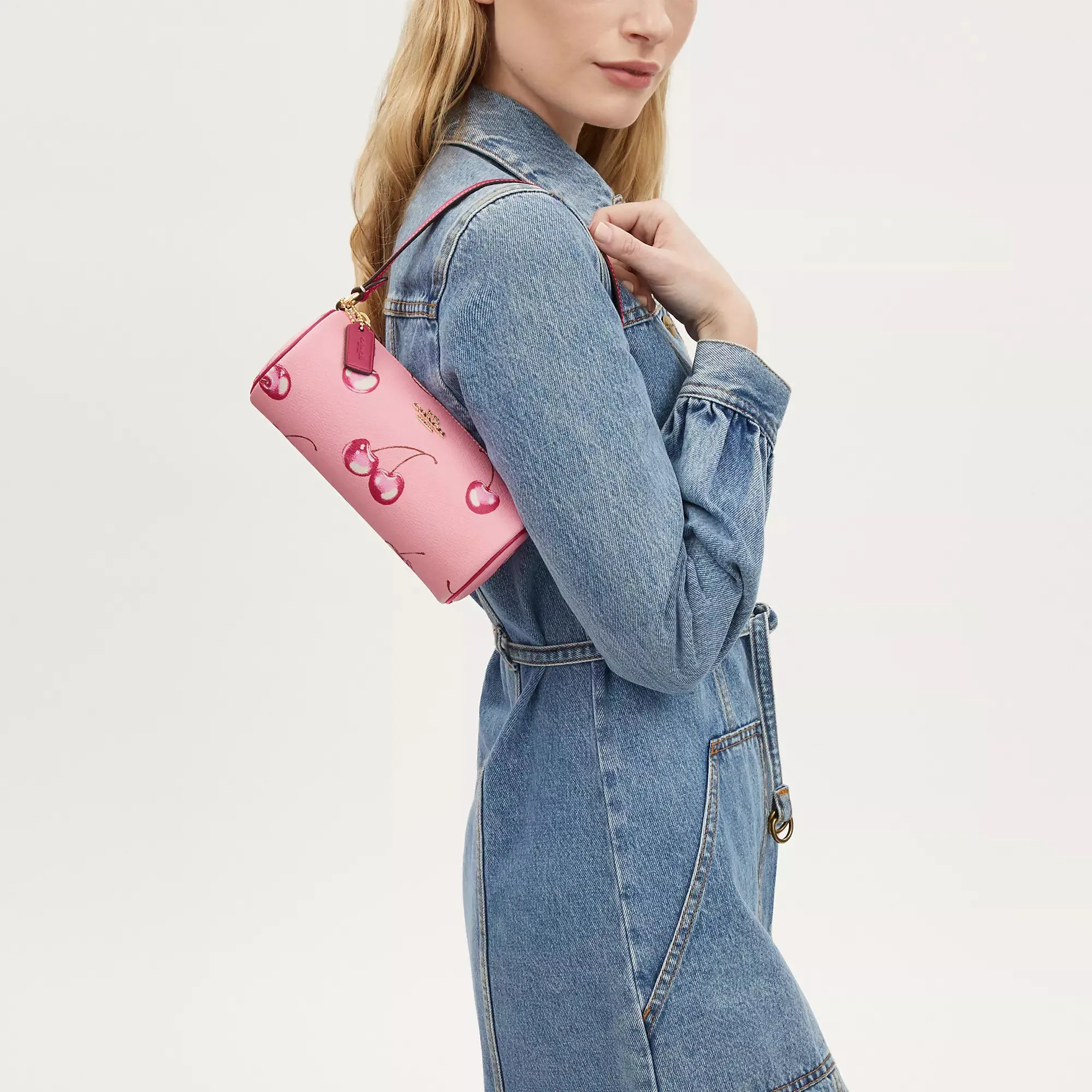 Coach Outlet Nolita Barrel Bag With Cherry Print
