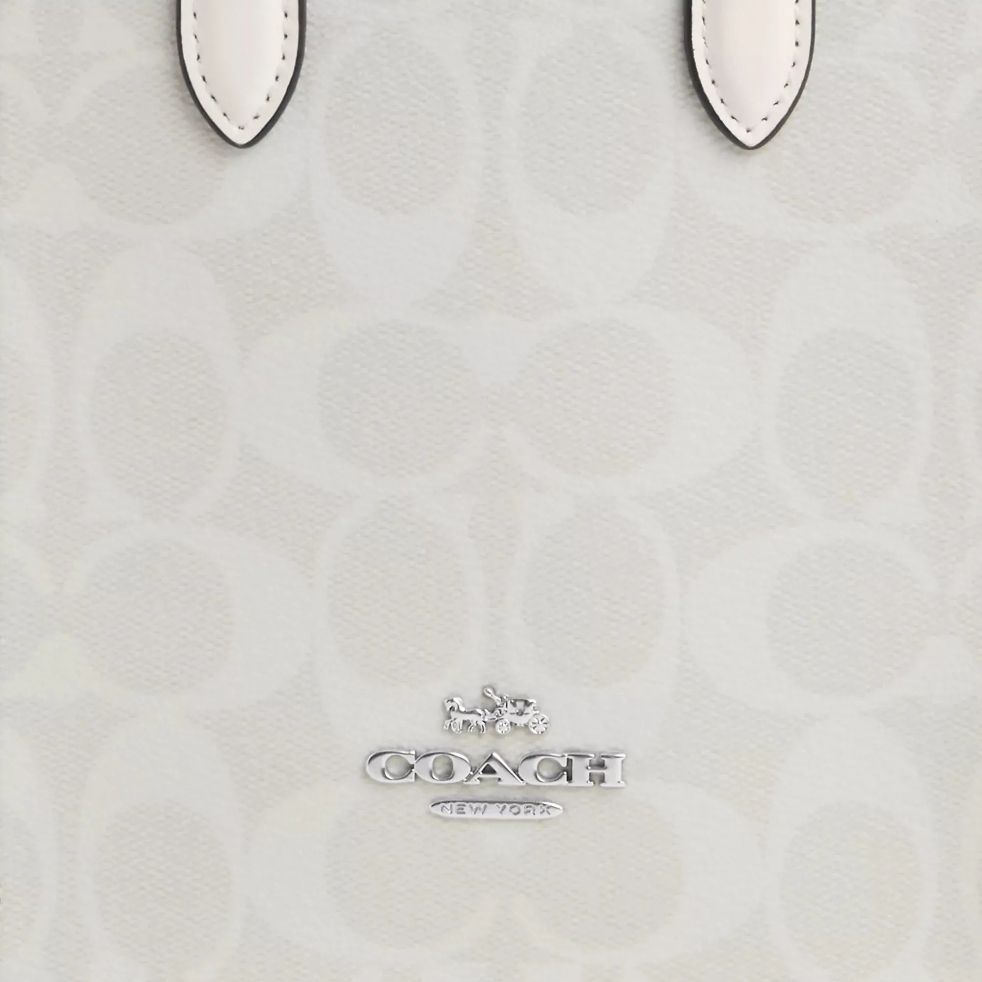 Coach Outlet North South Mini Tote In Signature Canvas