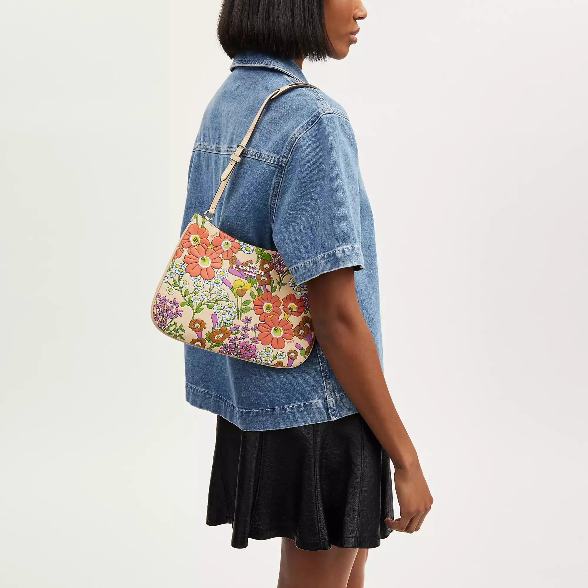 Coach Outlet Penelope Shoulder Bag With Floral Print