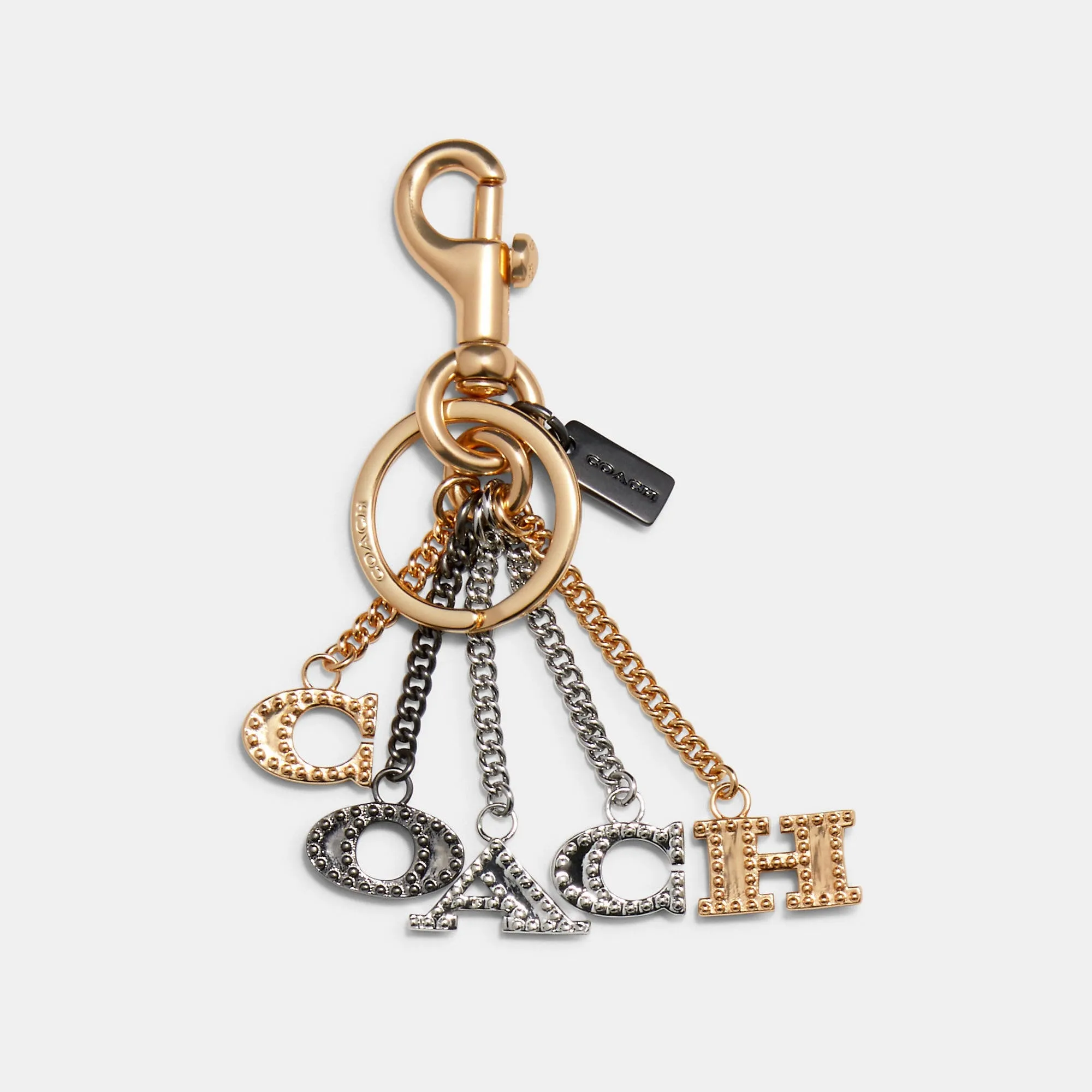 Coach Outlet Perforated Coach Bag Charm