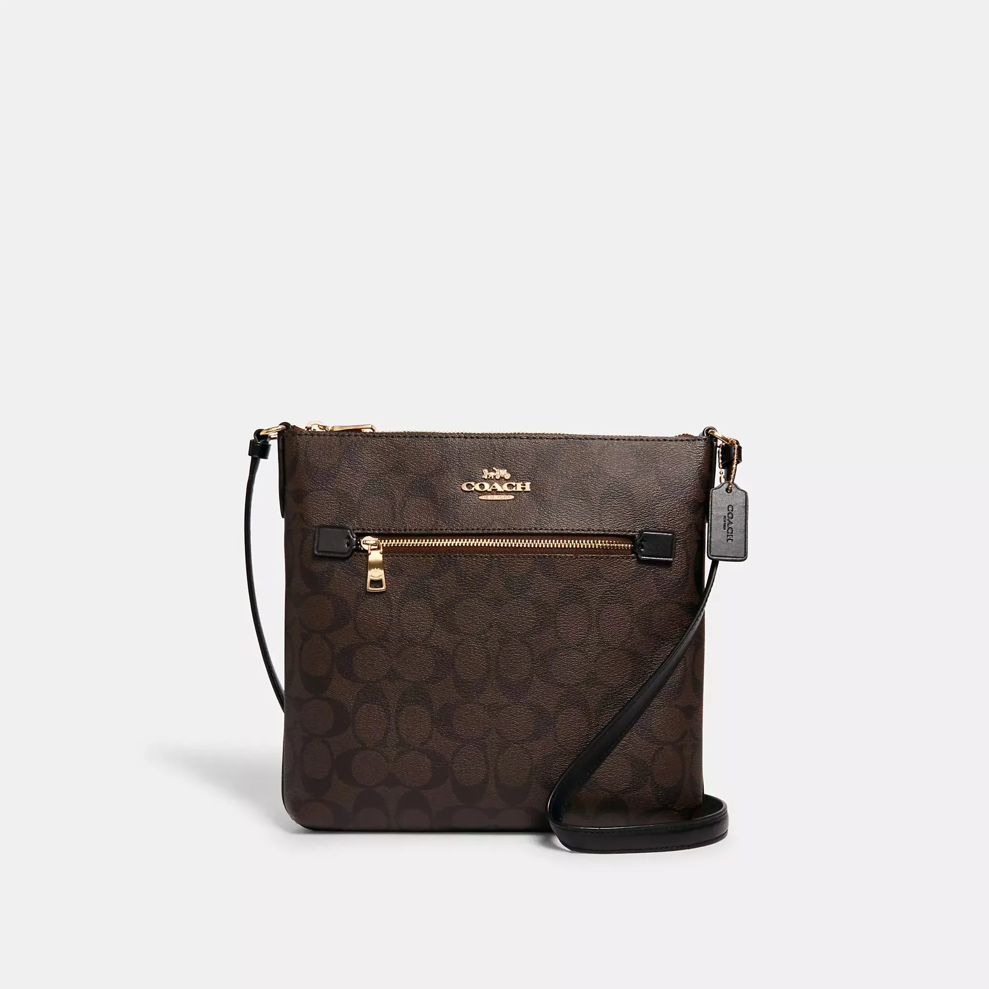 Coach Outlet Rowan File Bag In Signature Canvas