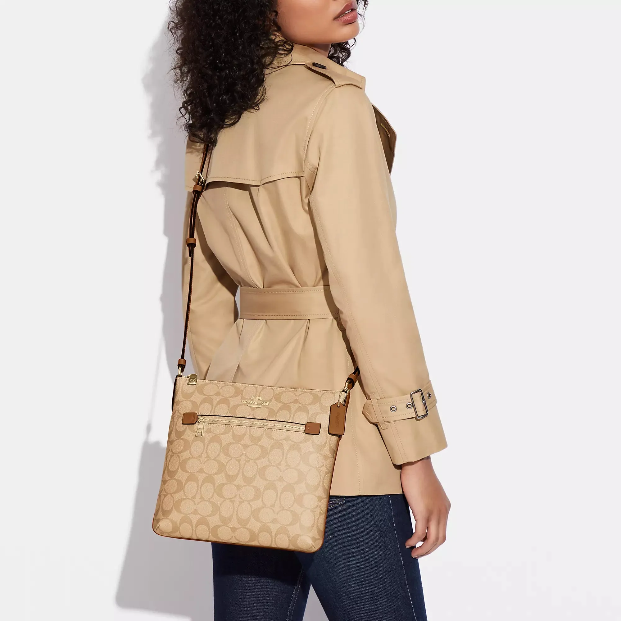 Coach Outlet Rowan File Bag In Signature Canvas