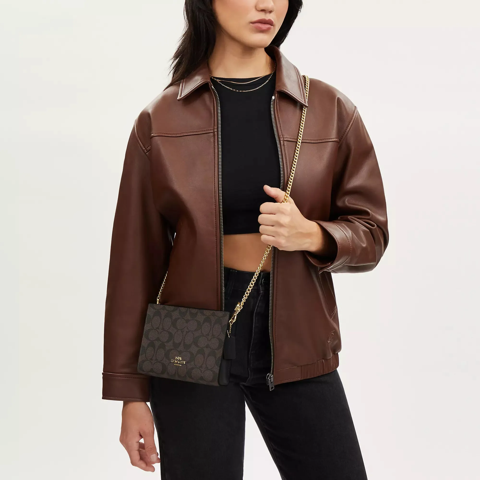 Coach Outlet Slim Crossbody In Signature Canvas