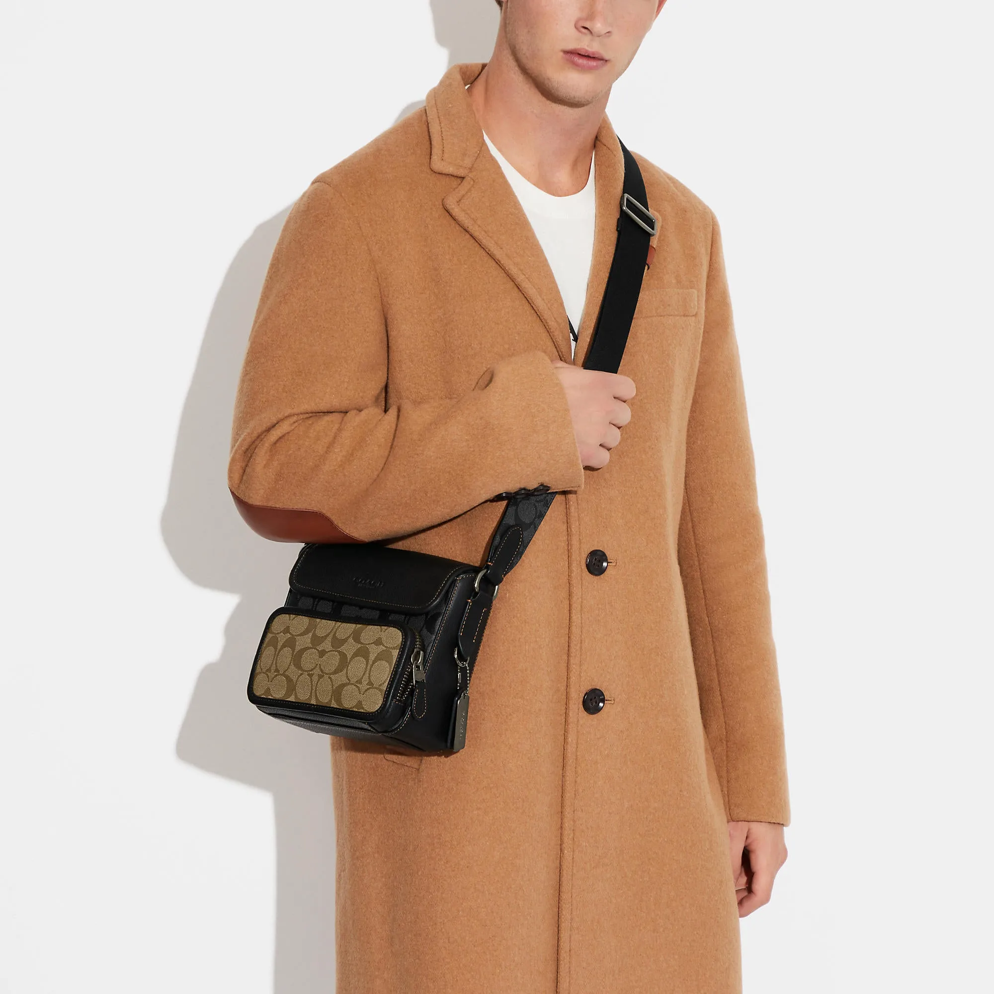 Coach Outlet Sullivan Flap Crossbody In Blocked Signature Canvas