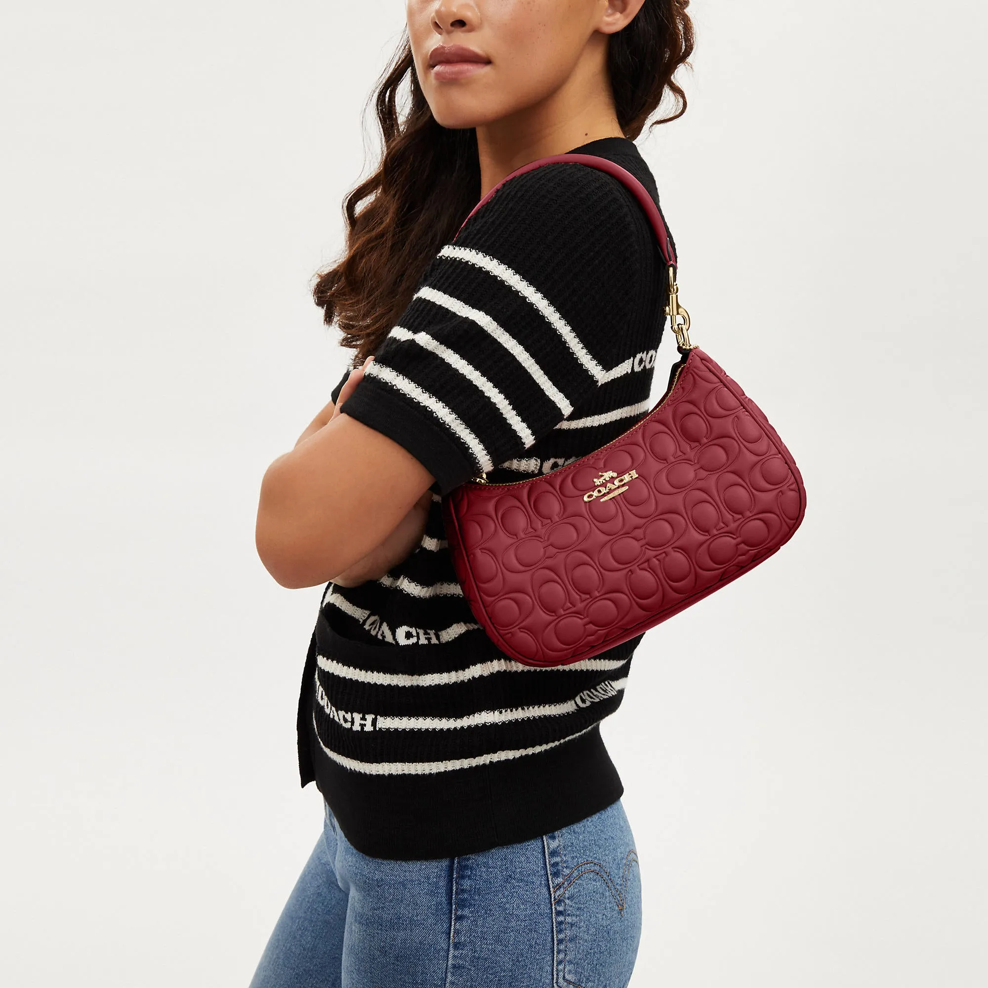 Coach Outlet Teri Shoulder Bag In Signature Leather