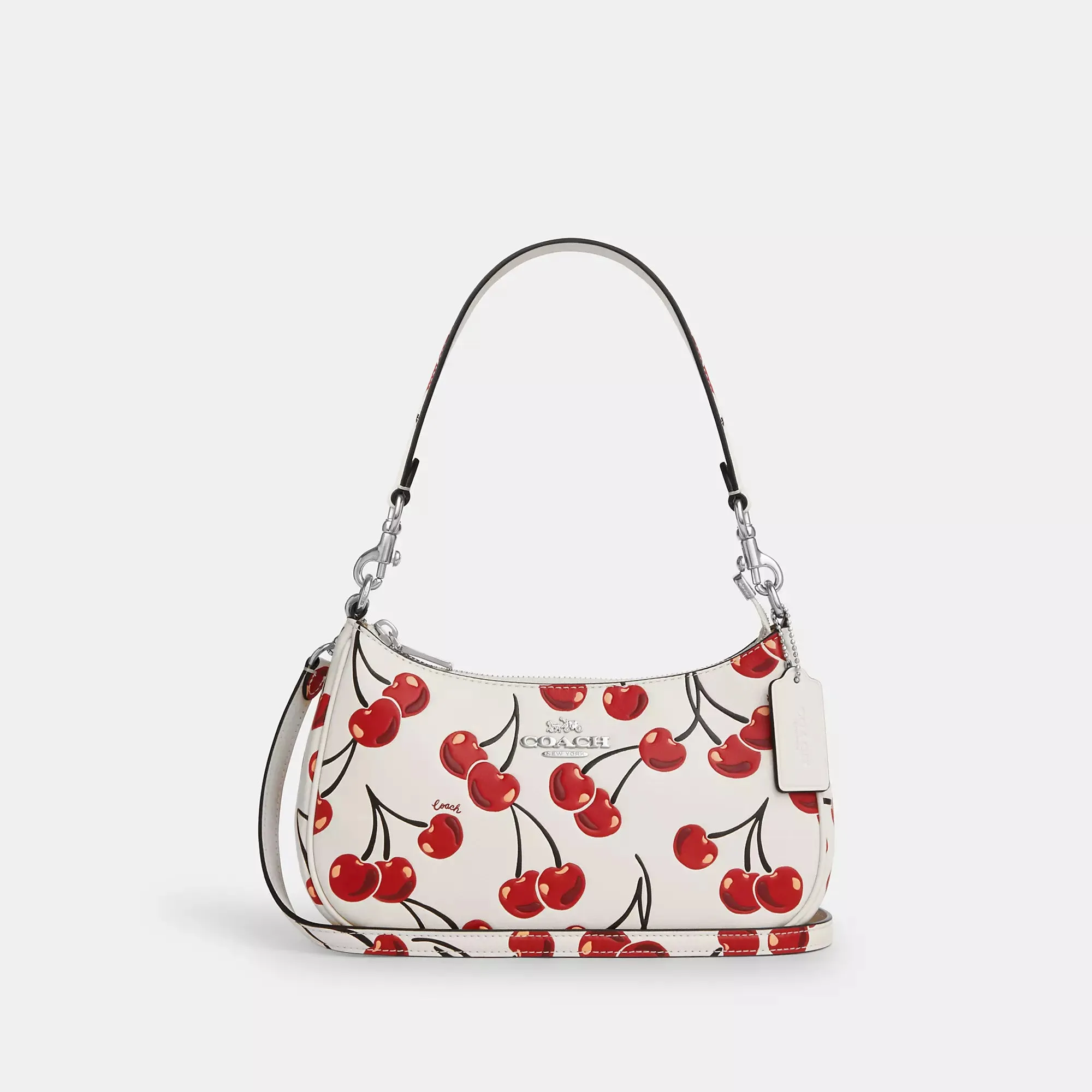 Coach Outlet Teri Shoulder Bag With Cherry Print