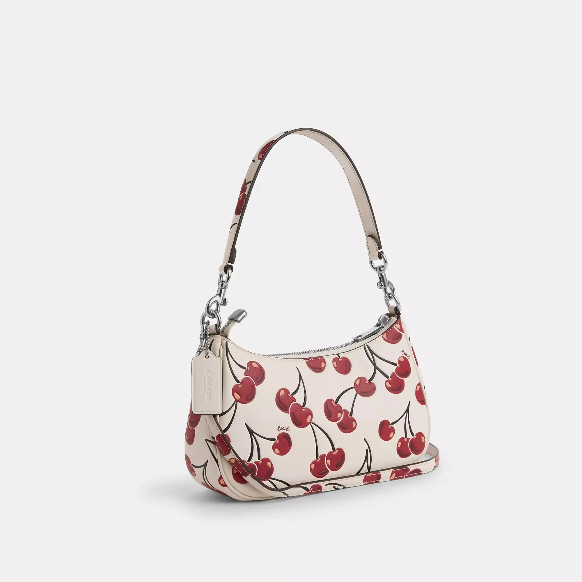 Coach Outlet Teri Shoulder Bag With Cherry Print