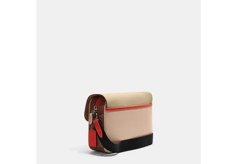 Coach Outlet Track Crossbody In Colorblock With Coach Stamp