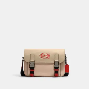Coach Outlet Track Crossbody In Colorblock With Coach Stamp