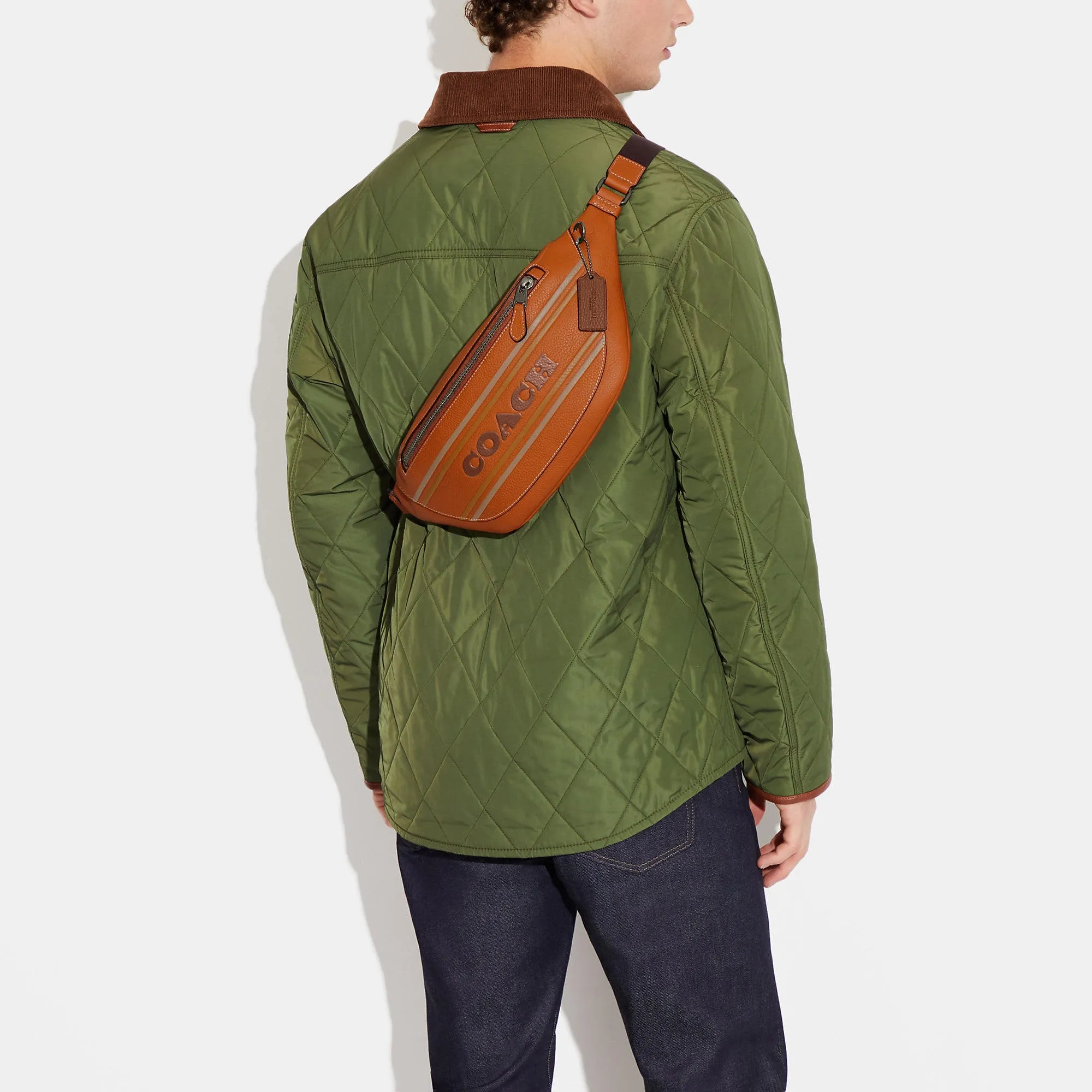 Coach Outlet Warren Belt Bag With Coach Stripe