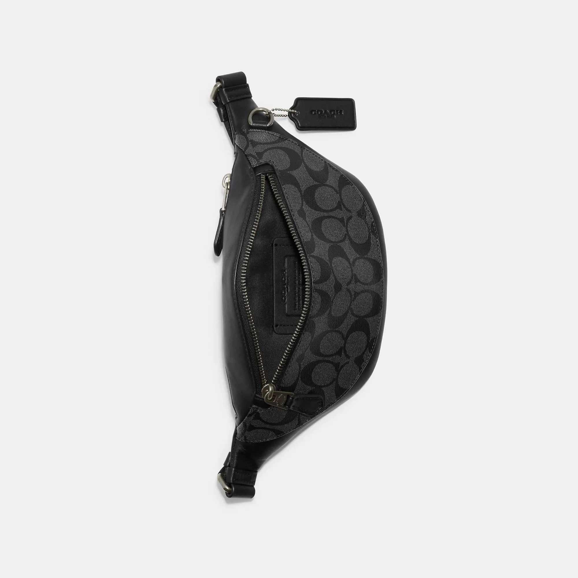 Coach Outlet Warren Mini Belt Bag In Signature Canvas