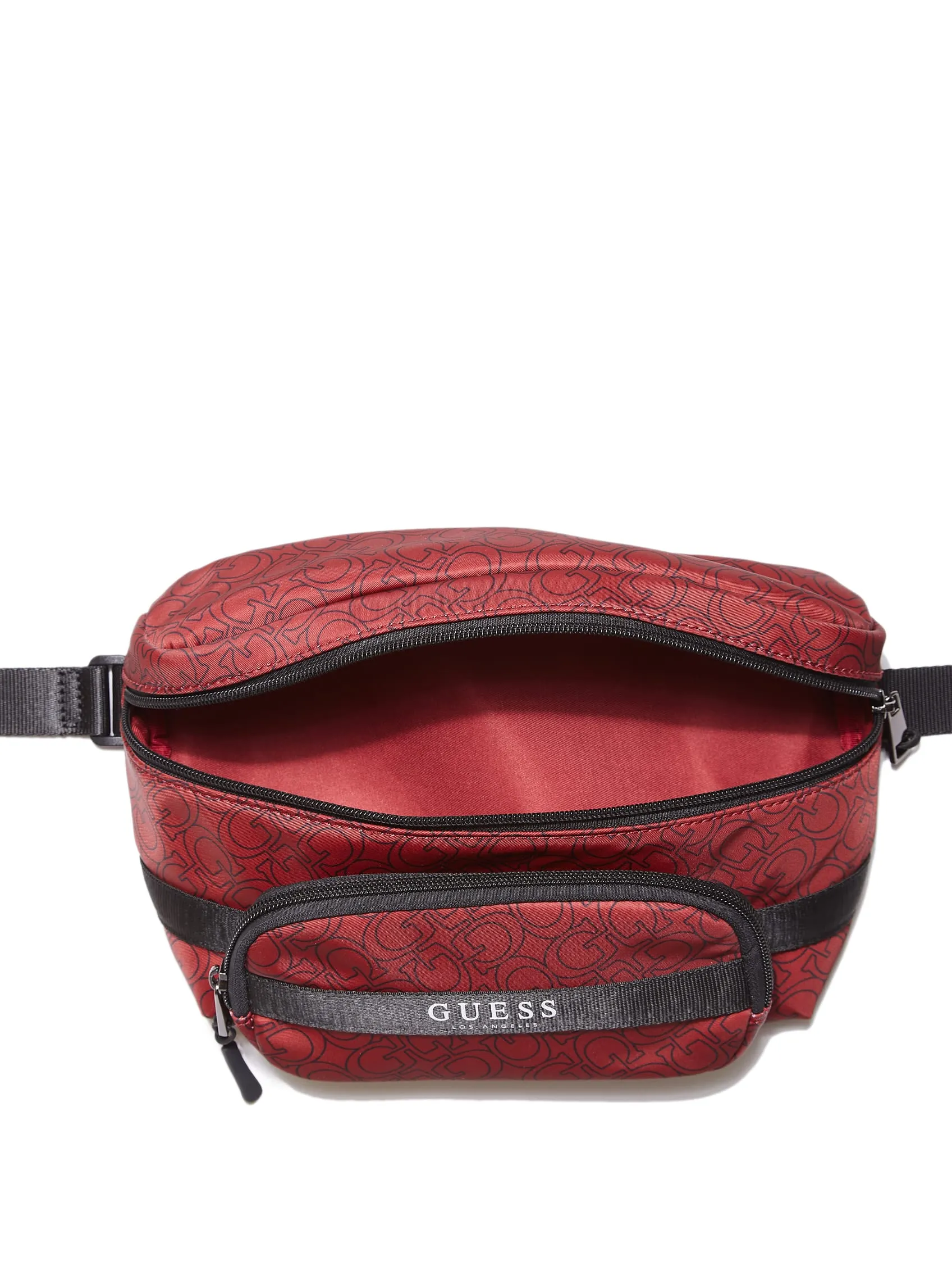 Cutout Logo Print Sling Bag