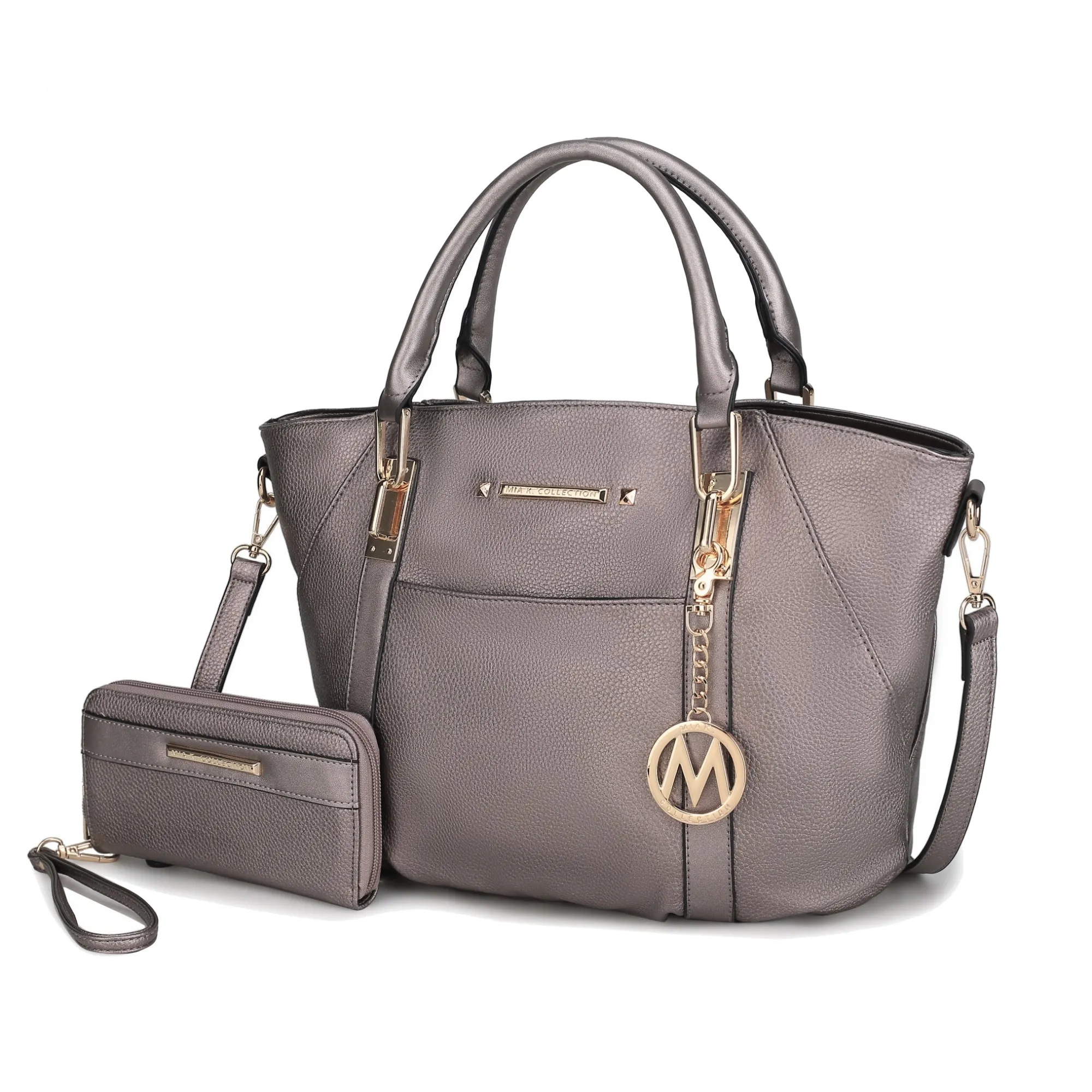 Darielle Satchel Handbag with Wallet