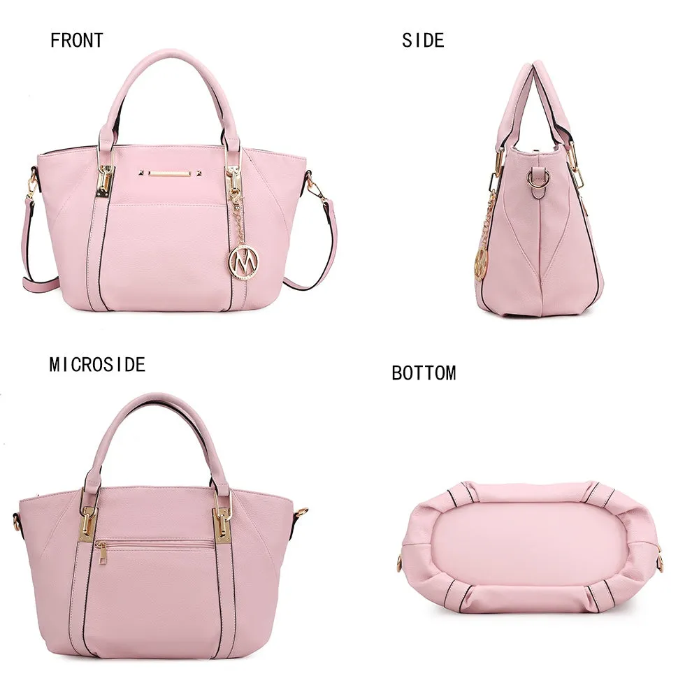 Darielle Satchel Handbag with Wallet