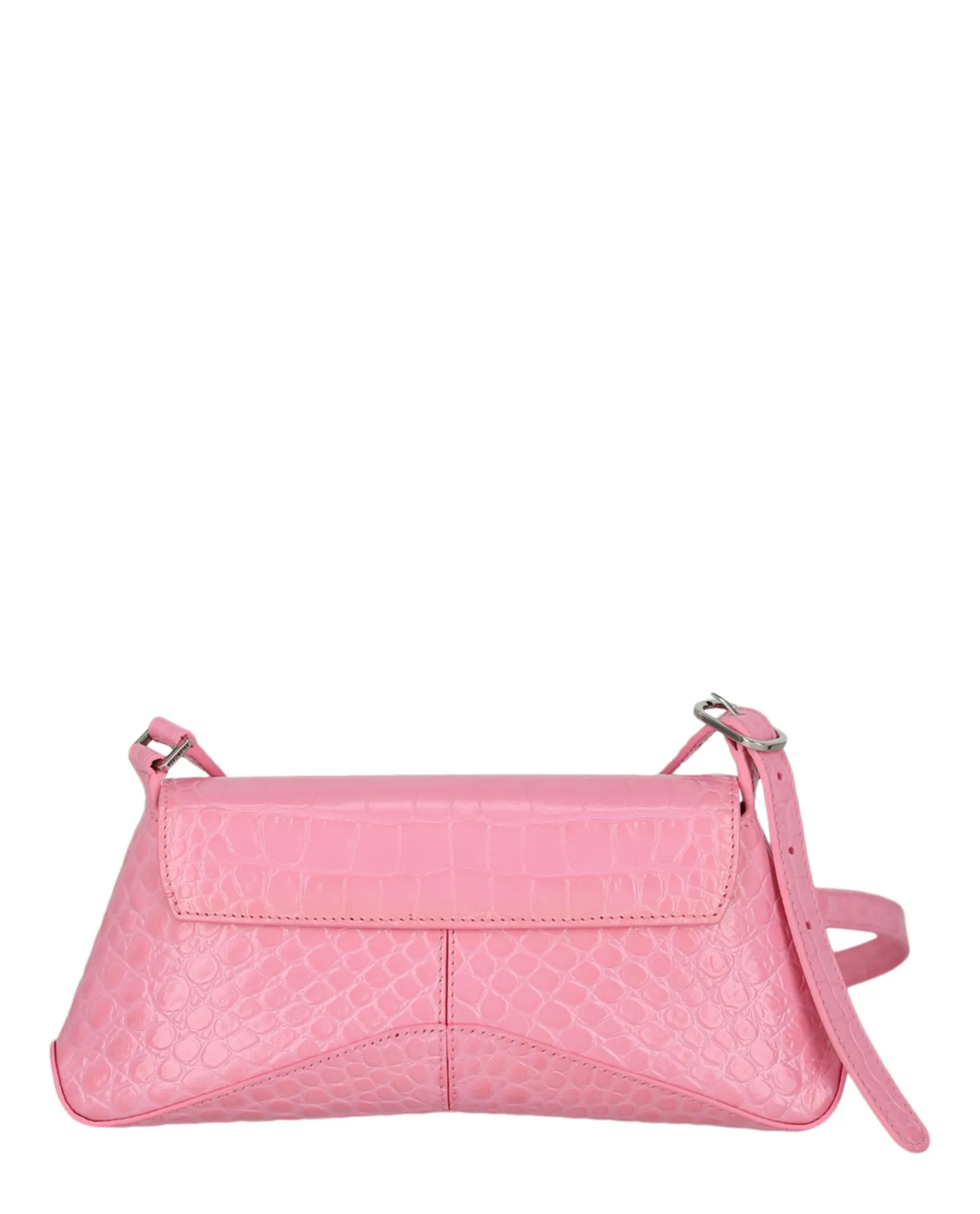 Embossed Croc Shoulder Bag