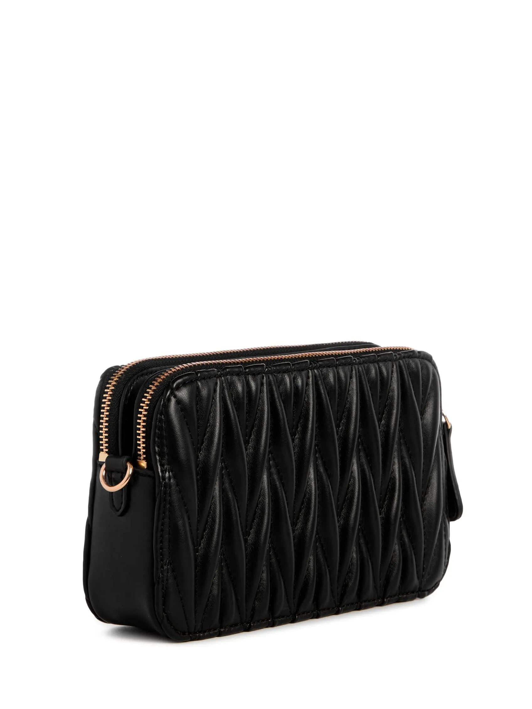 Fluer Mini Double-Zip Crossbody